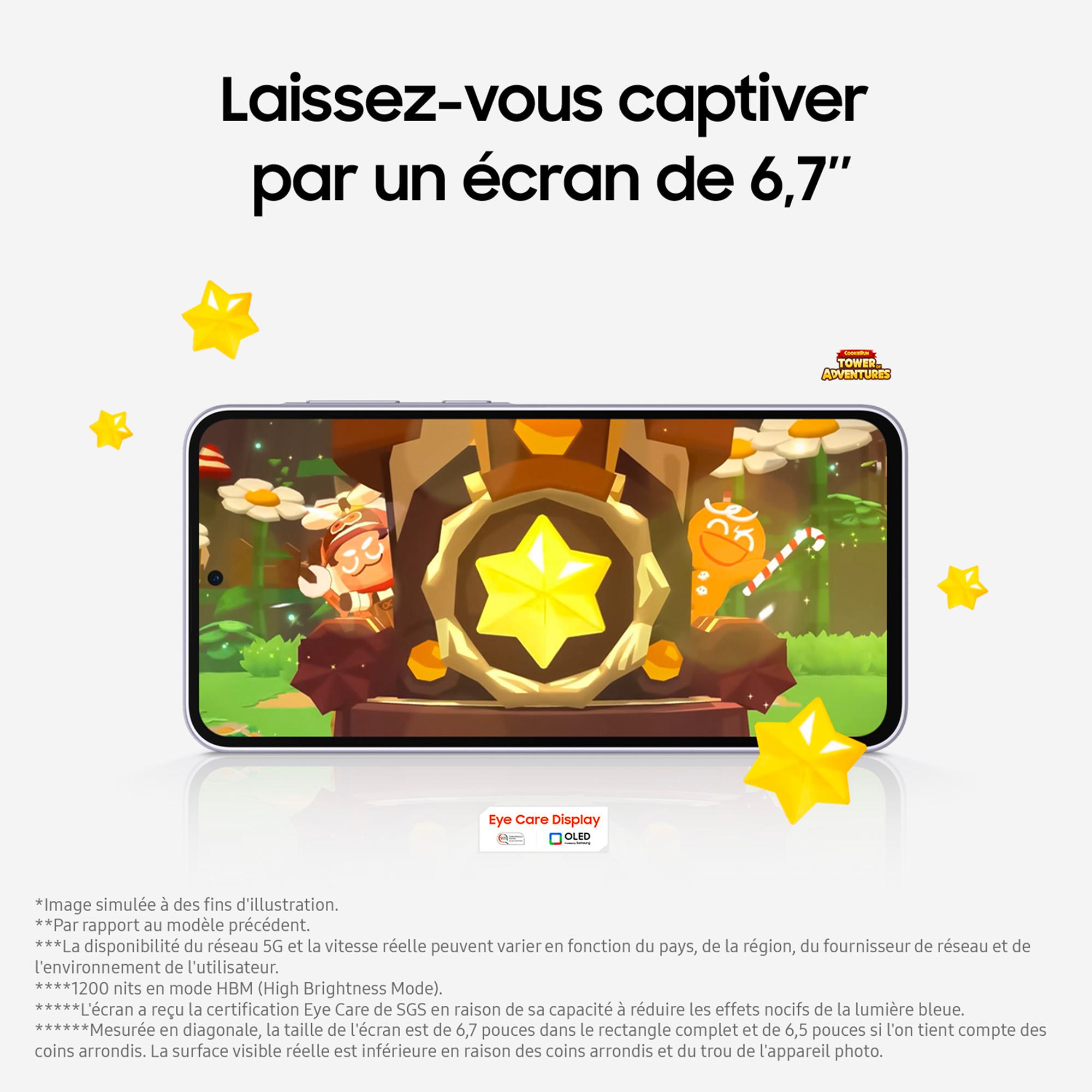 Voir la diapositive 11 : SAMSUNG Galaxy A36 5G AI Smartphone 128Go - Lavande