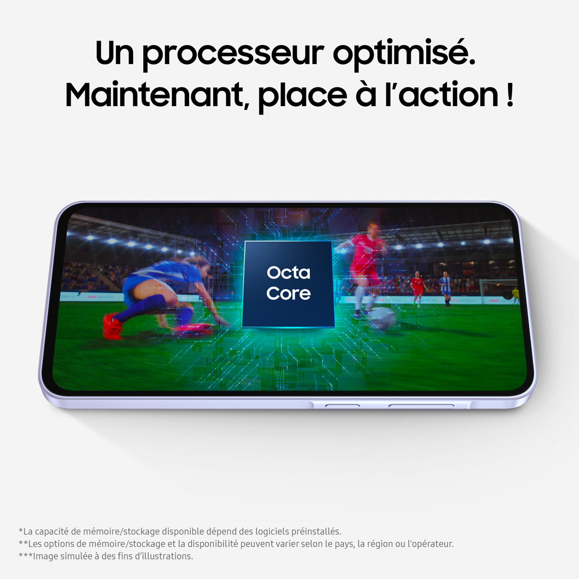 Voir la diapositive 13 : SAMSUNG Galaxy A36 5G AI Smartphone 128Go - Lavande