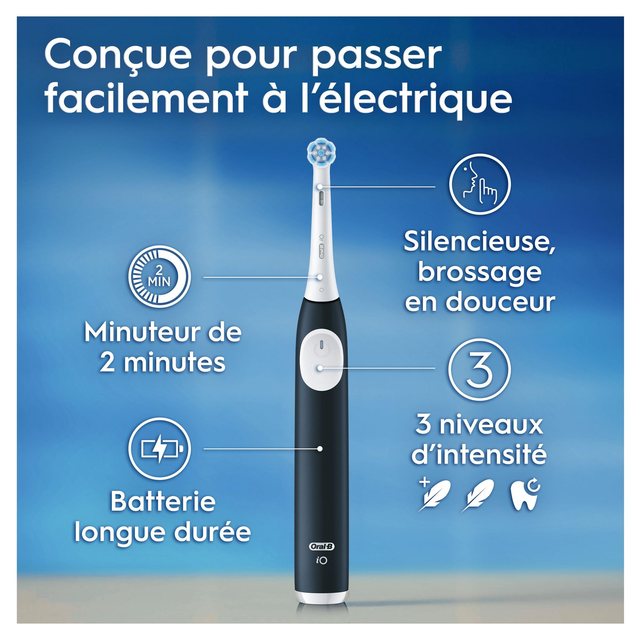 Voir la diapositive 5 : ORAL-B Brosse à dents IO série 2 + Étui