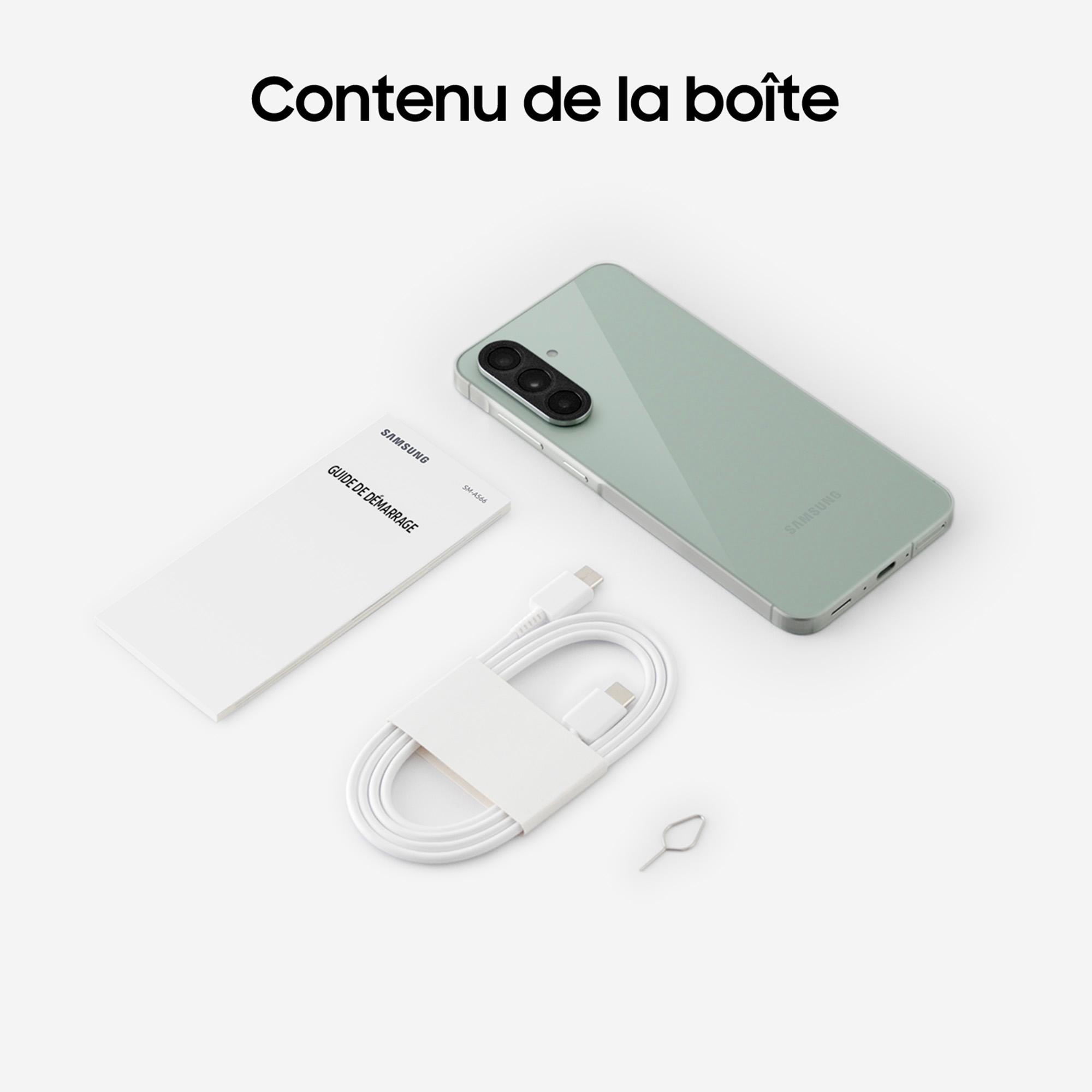 Voir la diapositive 10 : SAMSUNG Galaxy A56 5G AI Smartphone 128Go - Vert