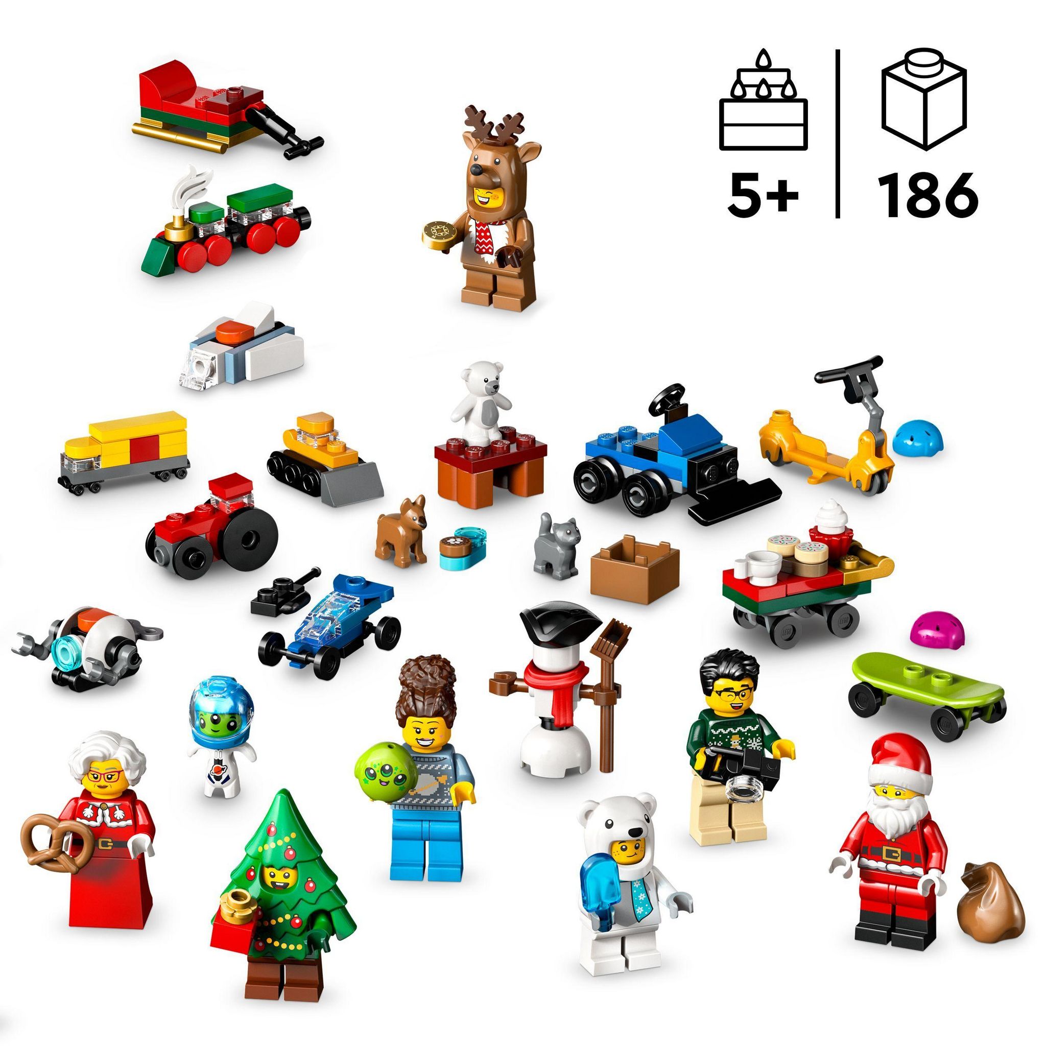 Voir la diapositive 3 : LEGO Calendrier de L'avant Lego City 2025 60475
