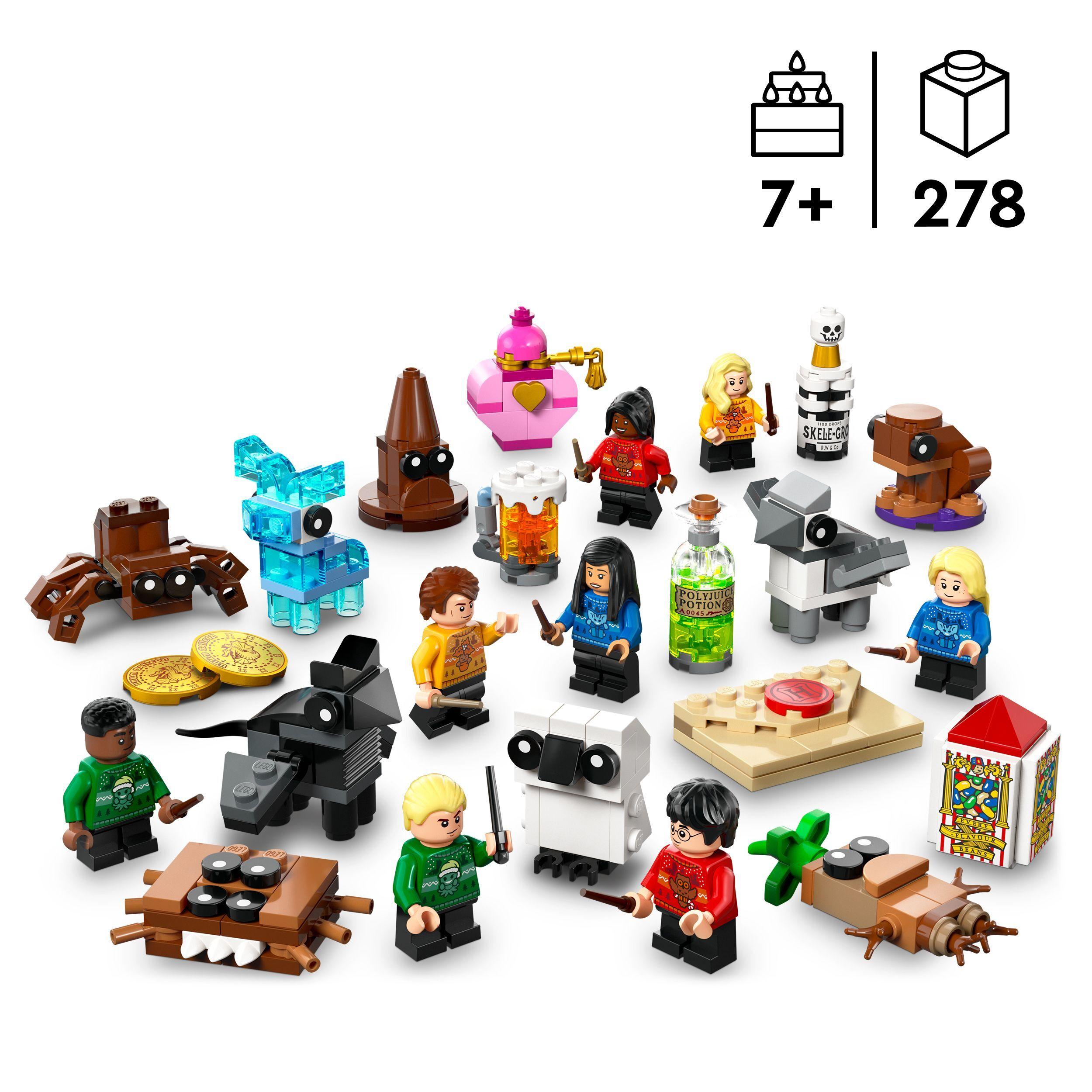 Voir la diapositive 3 : LEGO Calendrier de L'avent Harry Potter 2025 76456