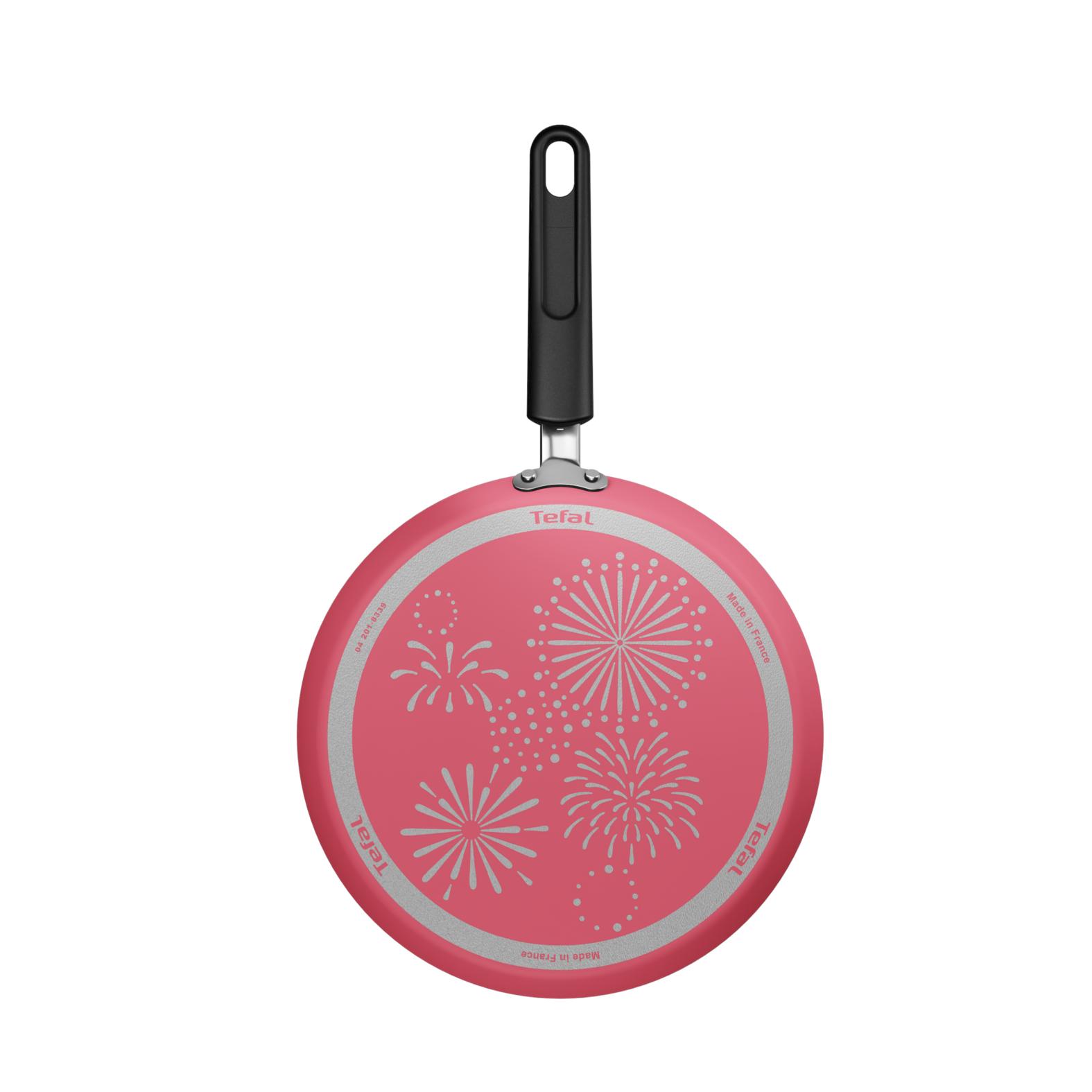 Voir la diapositive 2 : TEFAL Crêpière 25 cm rose tous feux sauf induction