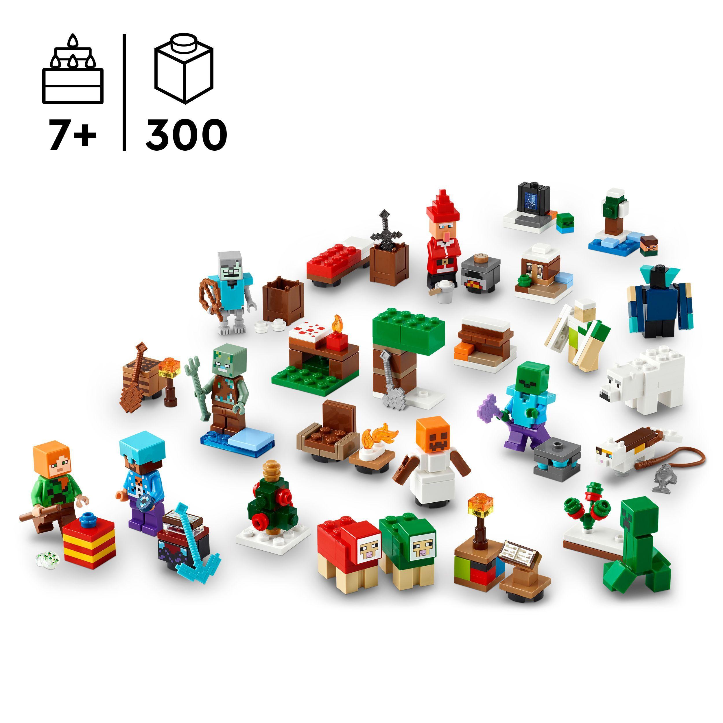 Voir la diapositive 3 : LEGO Calendrier de L'avant Minecraft 2025 21280