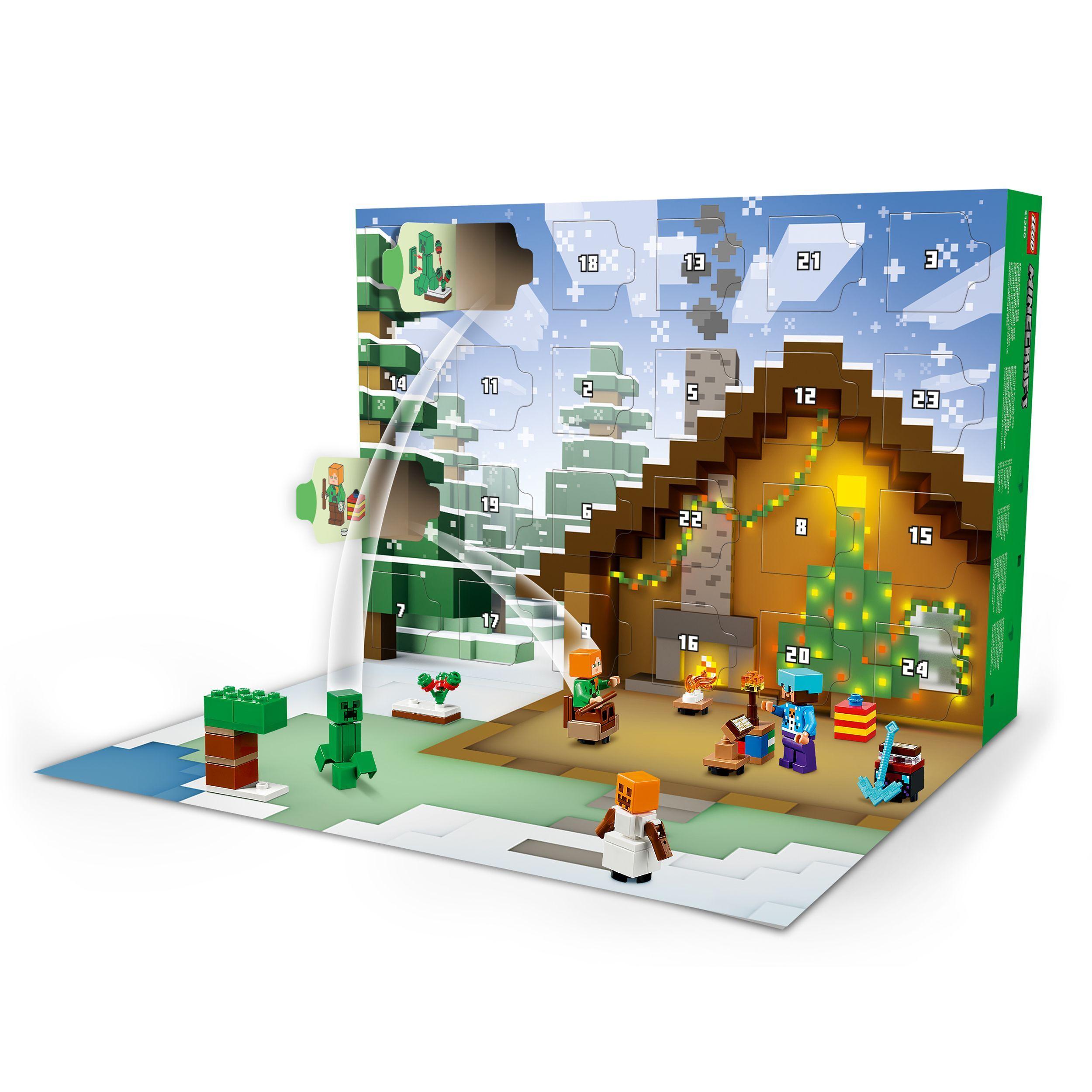 Voir la diapositive 4 : LEGO Calendrier de L'avant Minecraft 2025 21280