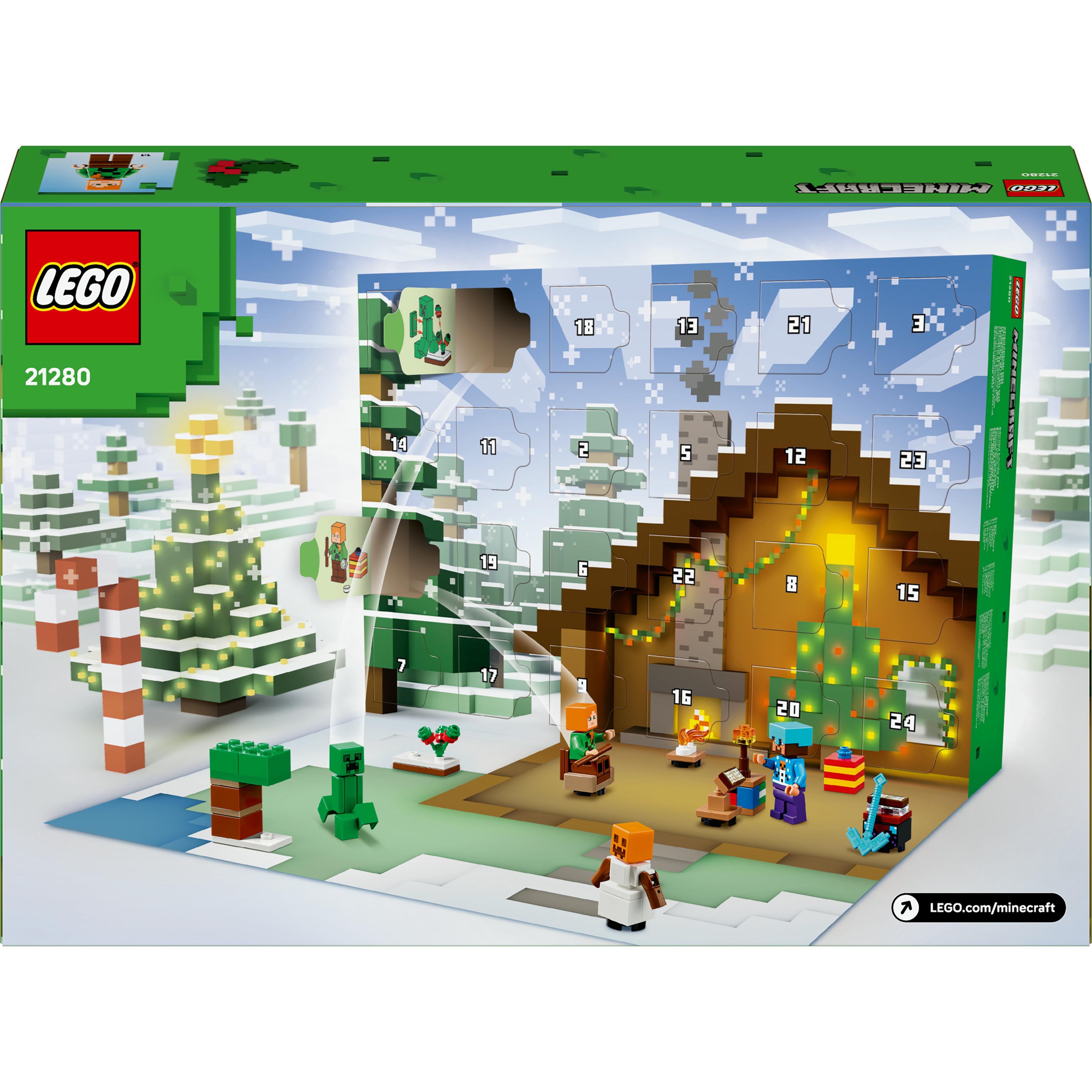 Voir la diapositive 8 : LEGO Calendrier de L'avant Minecraft 2025 21280