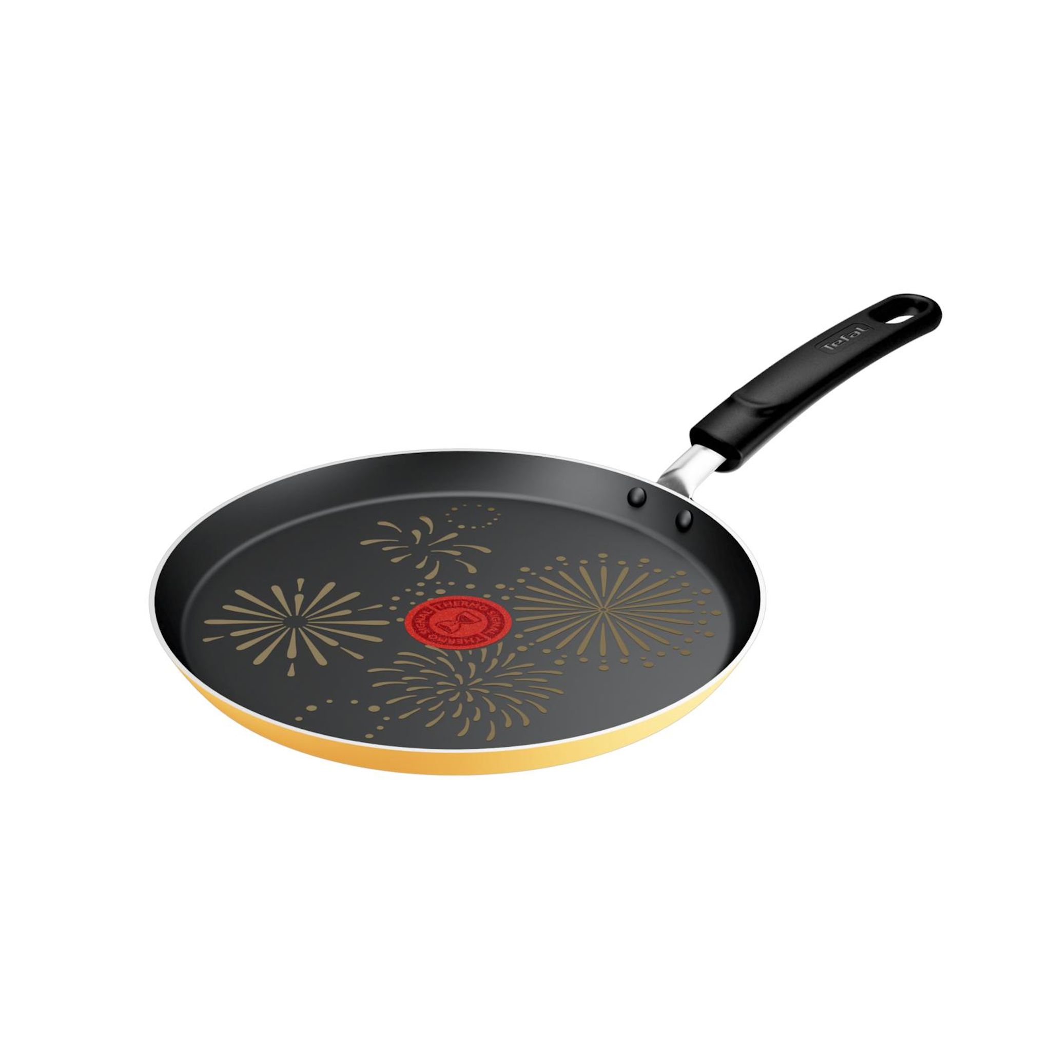 TEFAL Crêpière 25 cm jaune tous feux dont induction