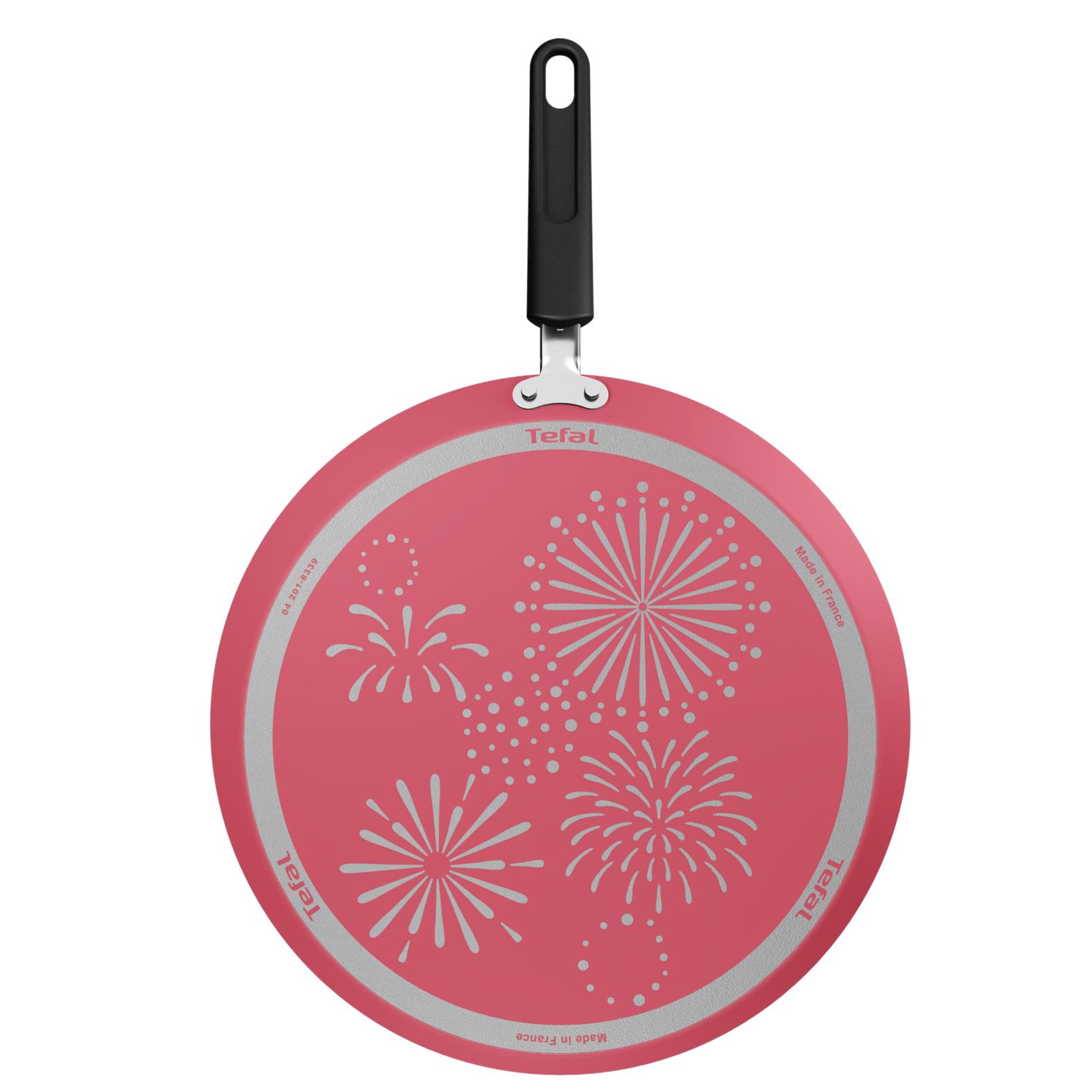Voir la diapositive 2 : TEFAL Galettière 34 cm rose tous feux sauf induction
