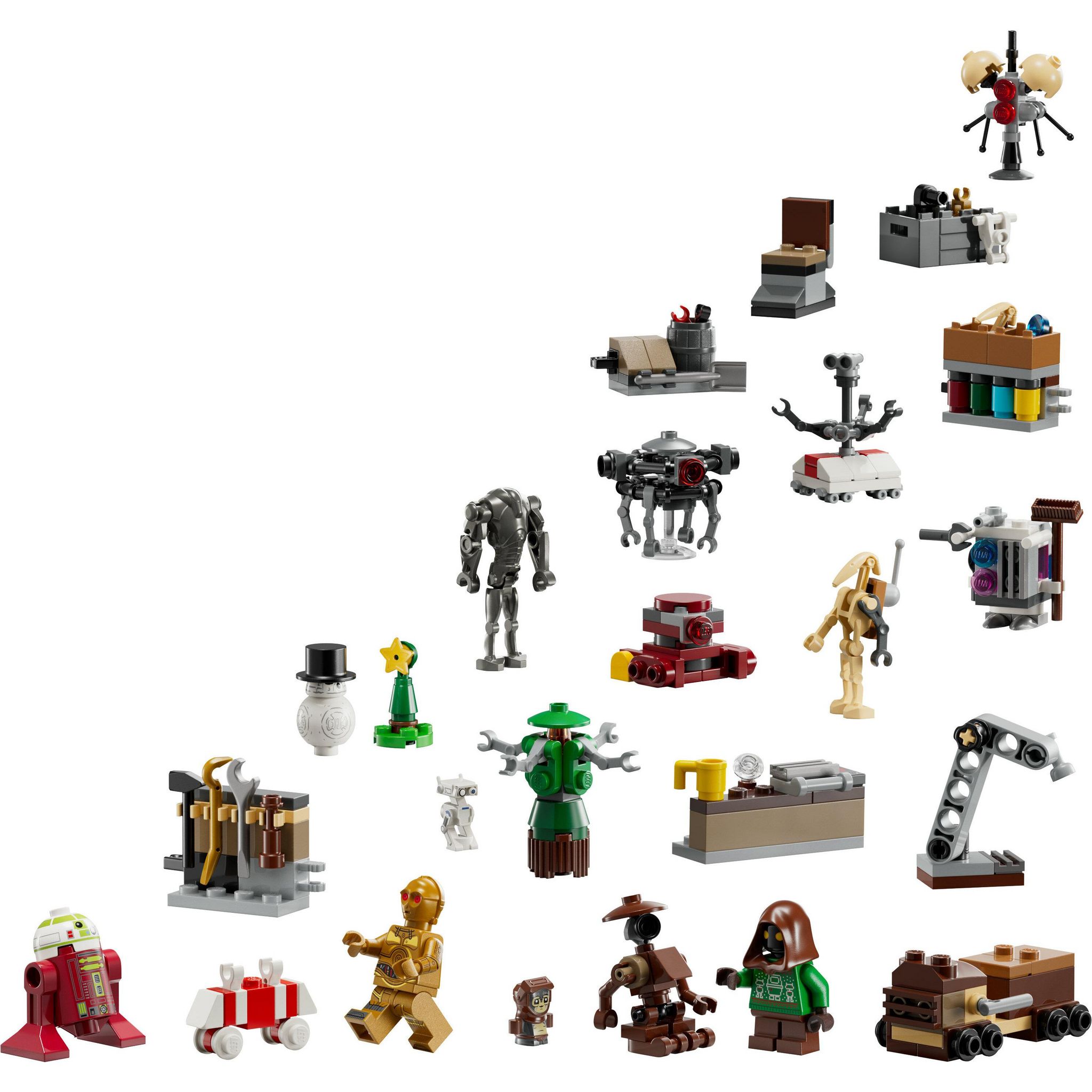Voir la diapositive 2 : LEGO Calendrier de L'avant Star Wars 2025 75418