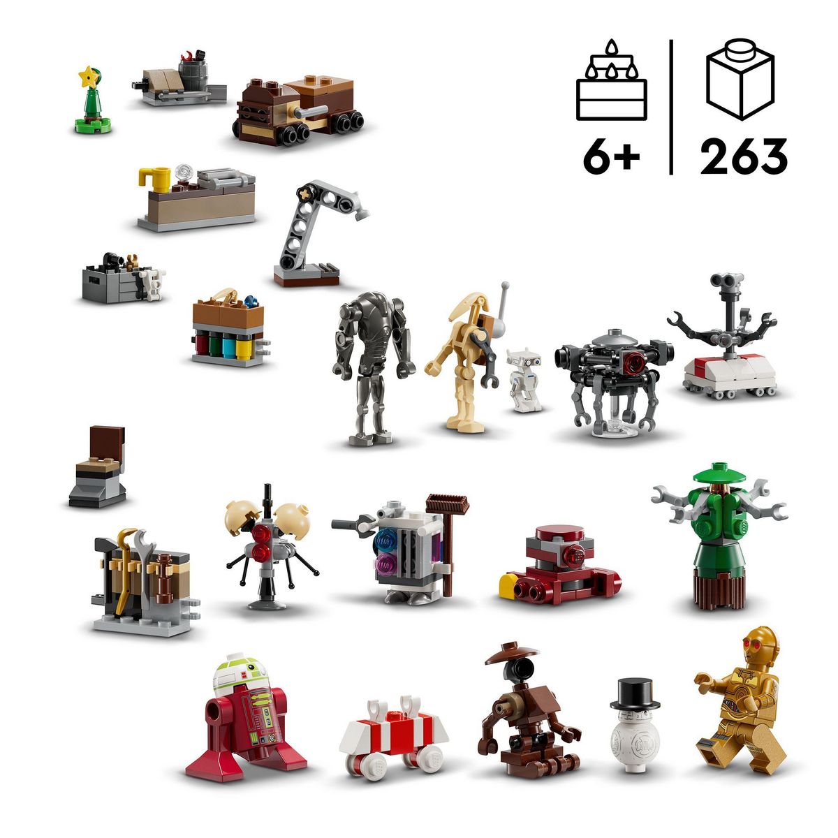 LEGO Calendrier de L'avant Star Wars 2025 75418