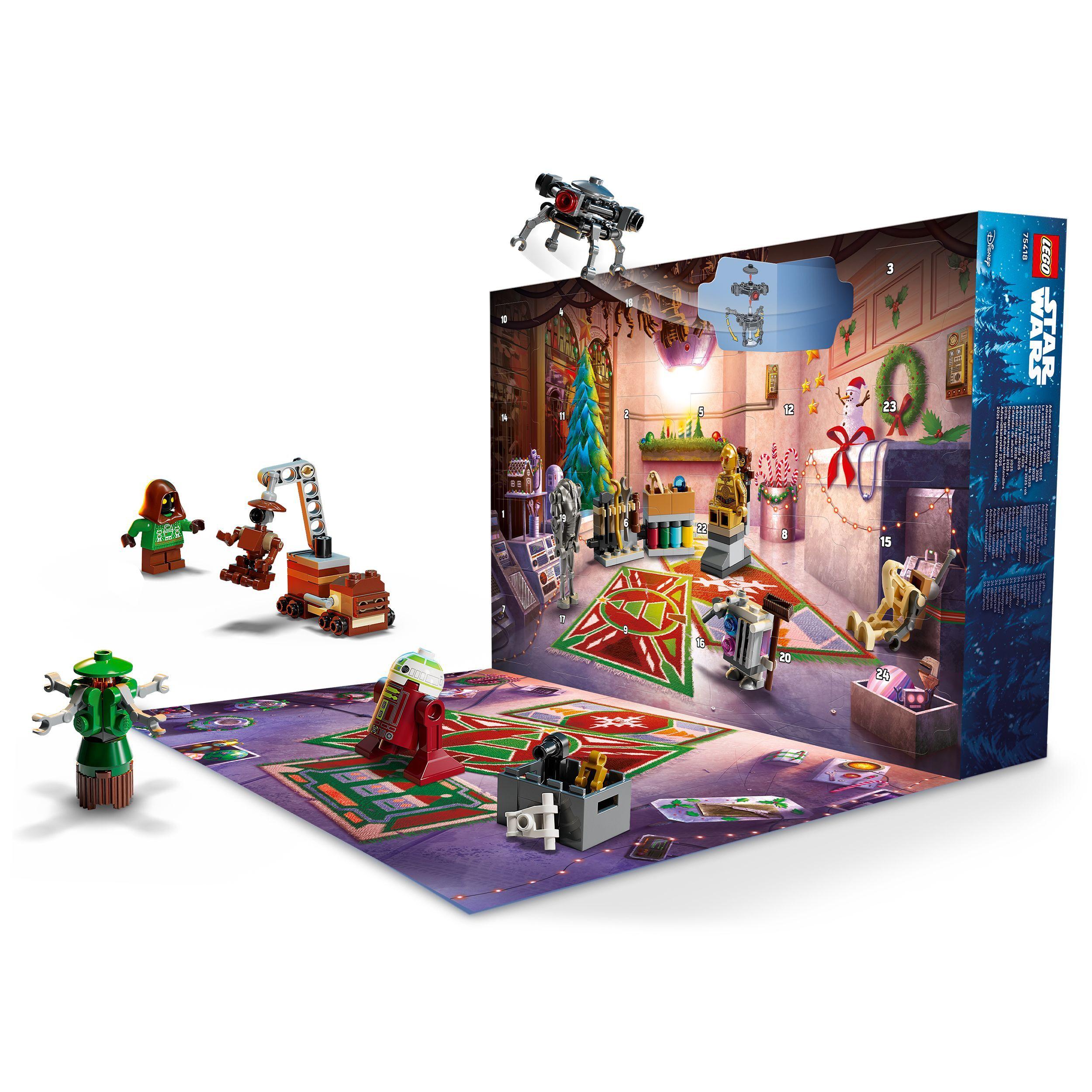 Voir la diapositive 4 : LEGO Calendrier de L'avant Star Wars 2025 75418