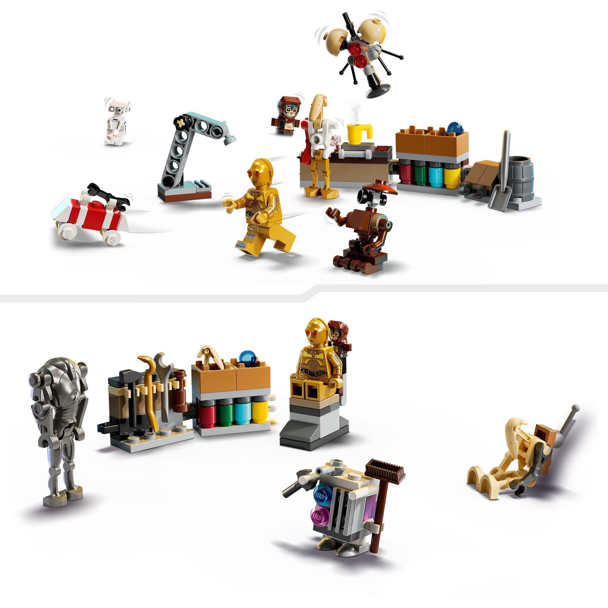 Voir la diapositive 5 : LEGO Calendrier de L'avant Star Wars 2025 75418