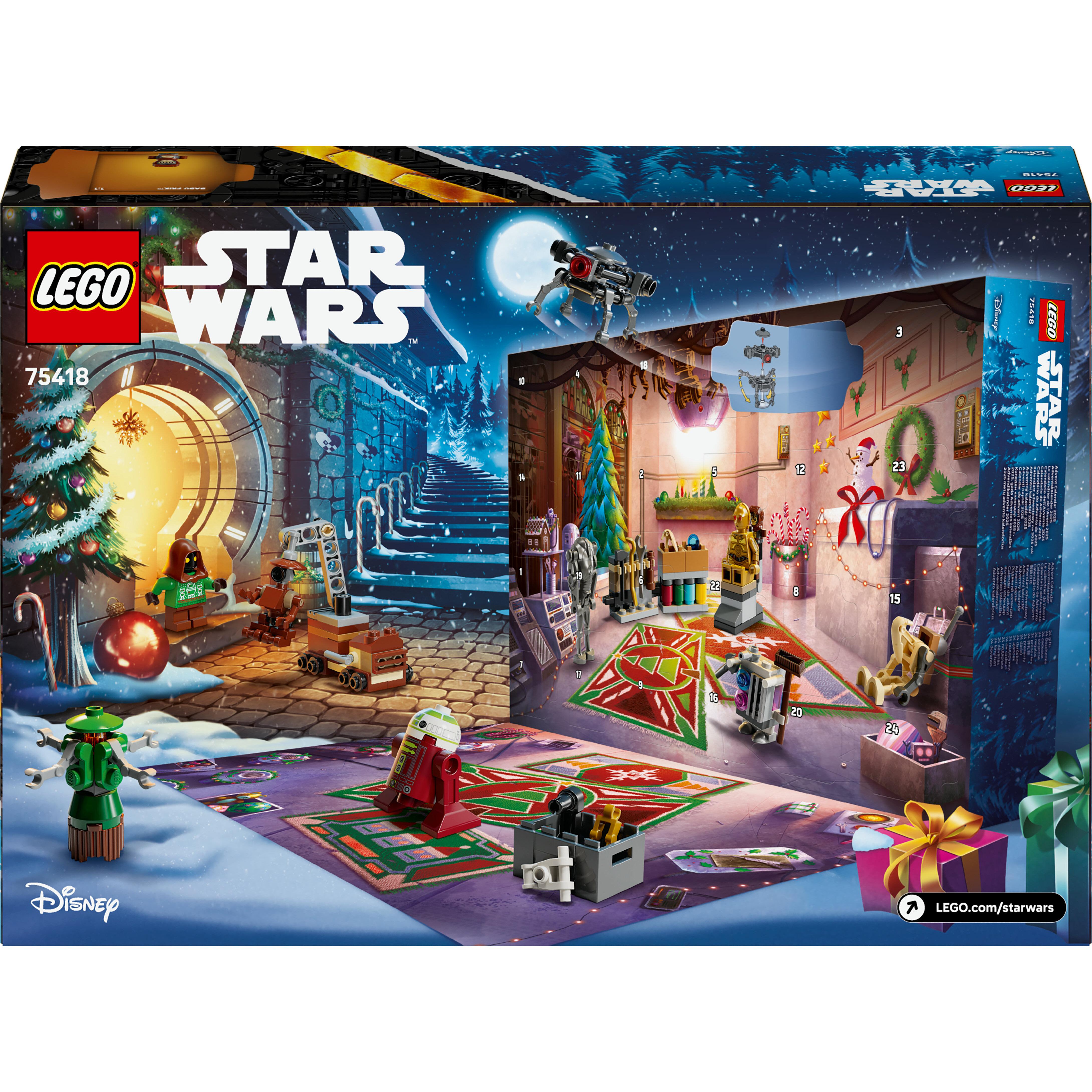 Voir la diapositive 8 : LEGO Calendrier de L'avant Star Wars 2025 75418