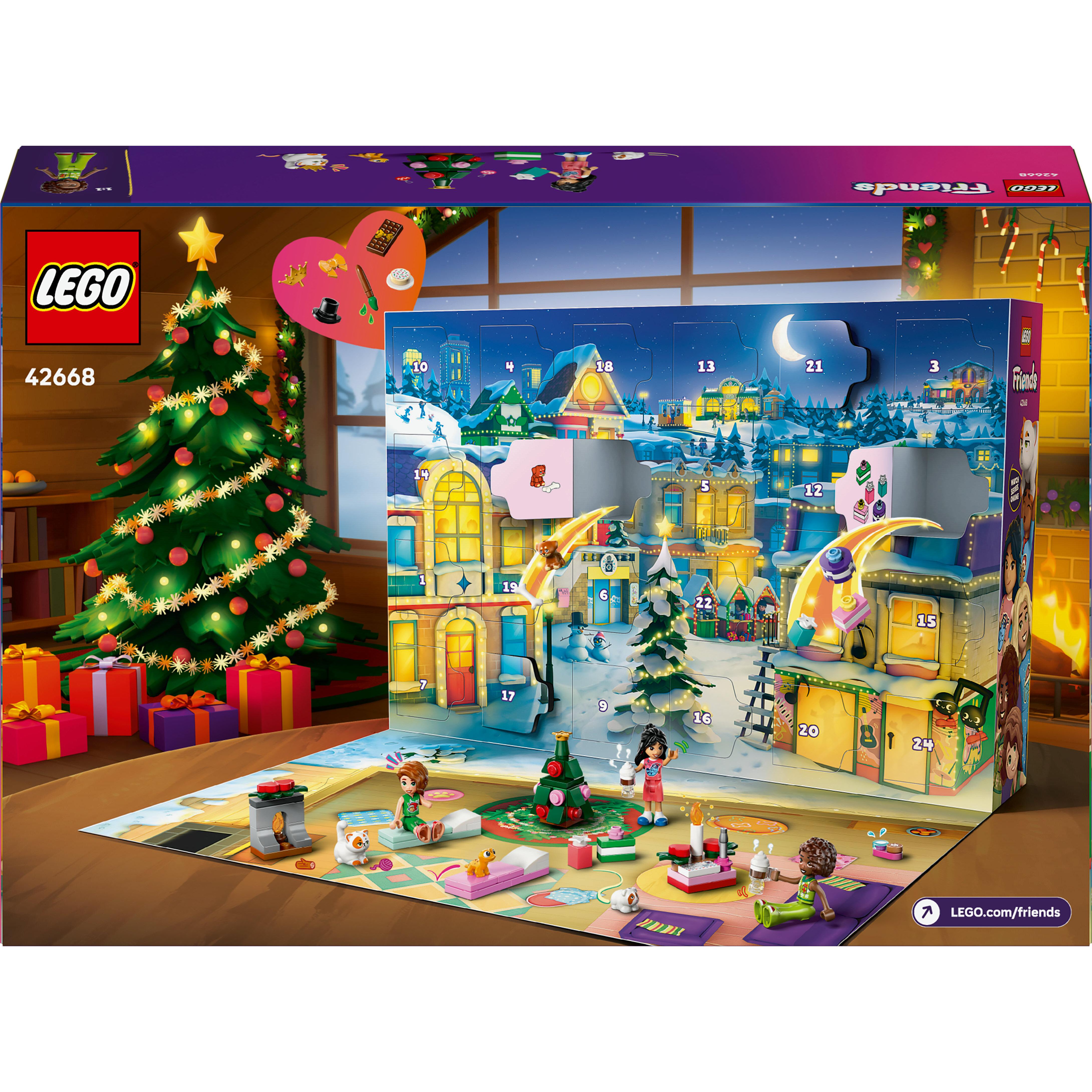 Voir la diapositive 8 : LEGO Calendrier de L'avant Friends 2025 42668