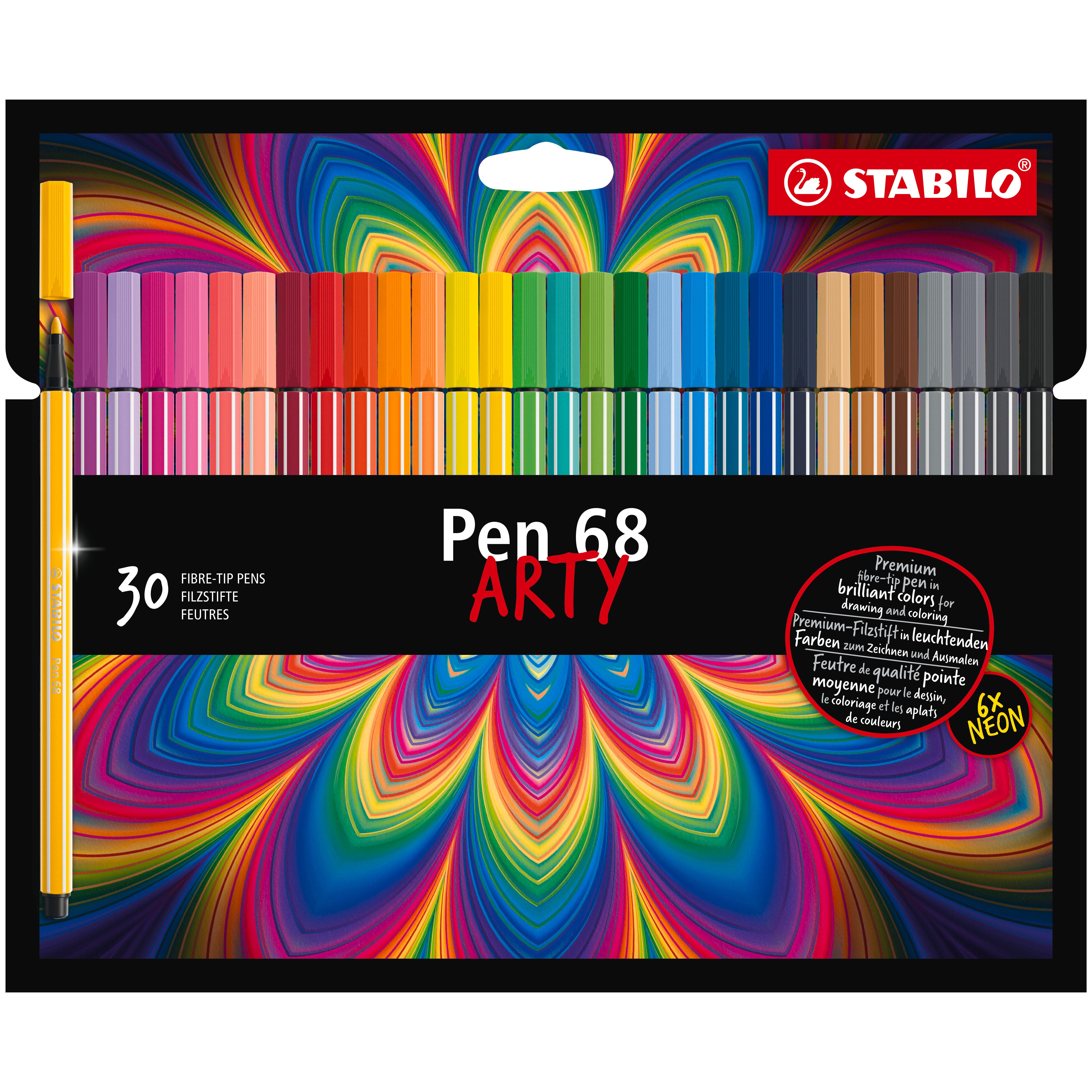 STABILO Étui x30 Pen 68 Arty