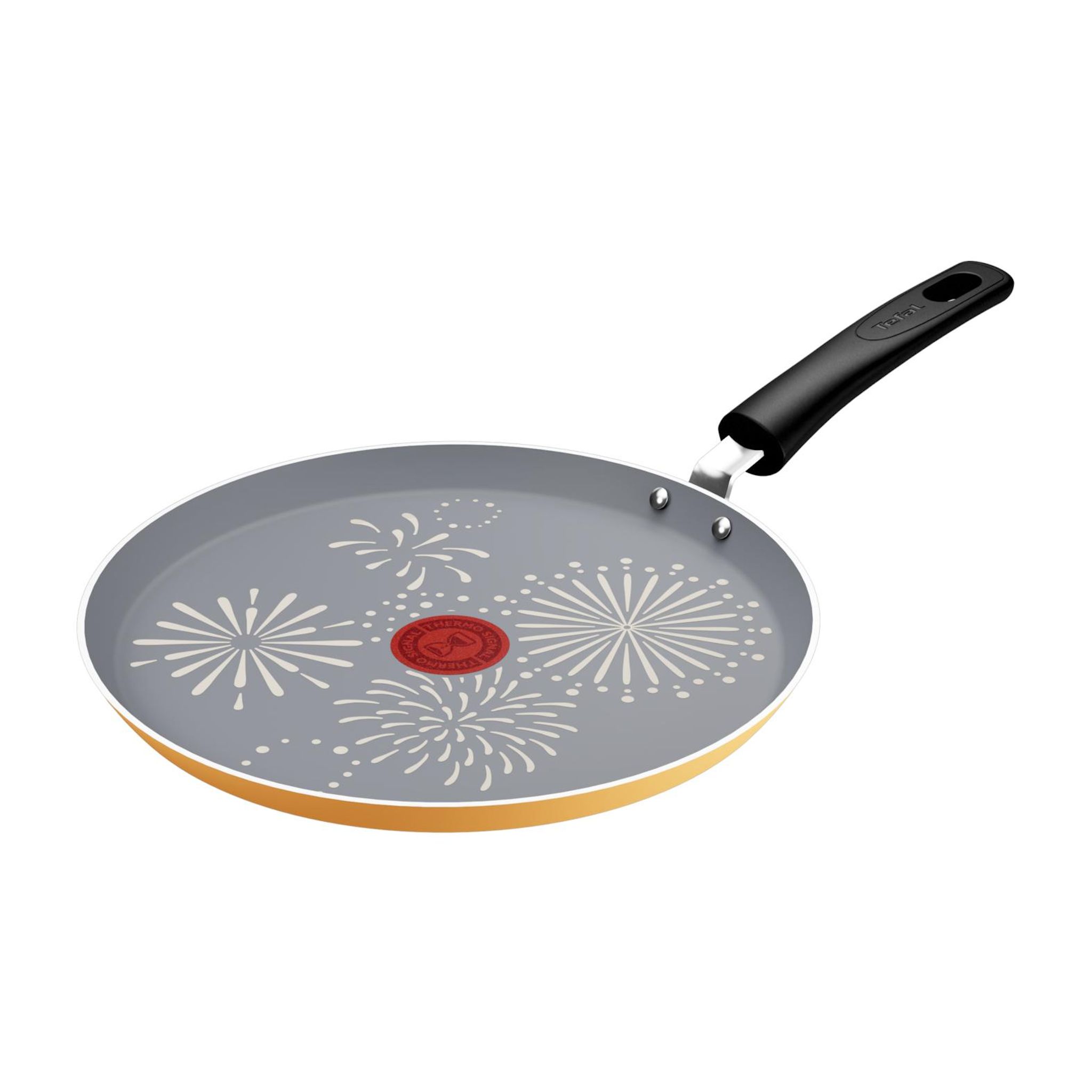 TEFAL Crêpière 28 cm jaune tous feux dont induction