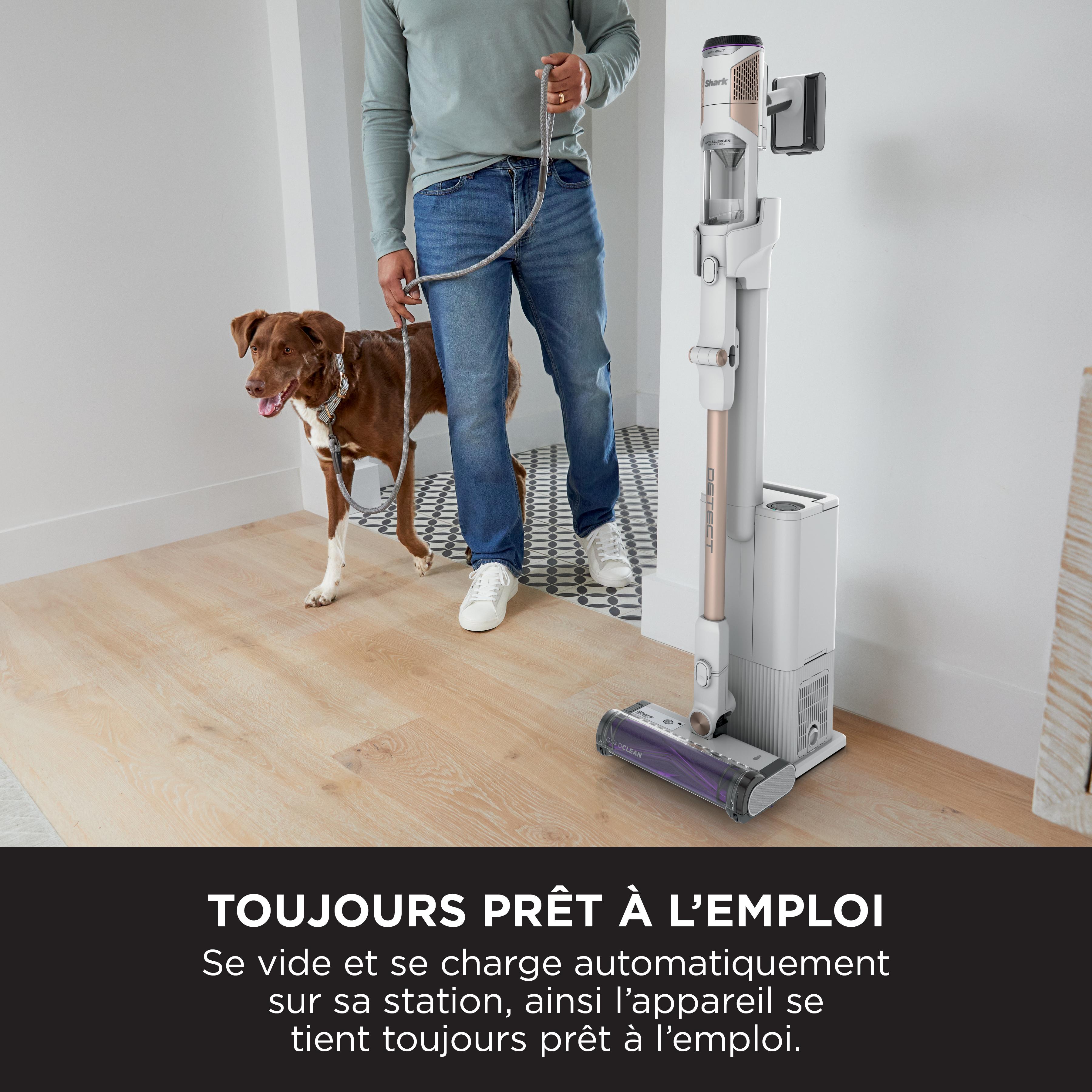 Voir la diapositive 6 : SHARK Aspirateur balai IW3612EU - Blanc