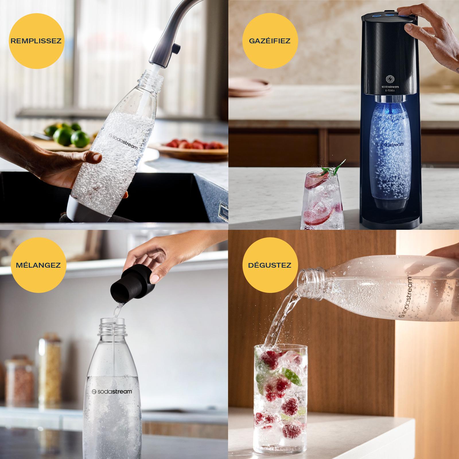 Voir la diapositive 5 : SODASTREAM Machine à soda E-TERRA - Noir