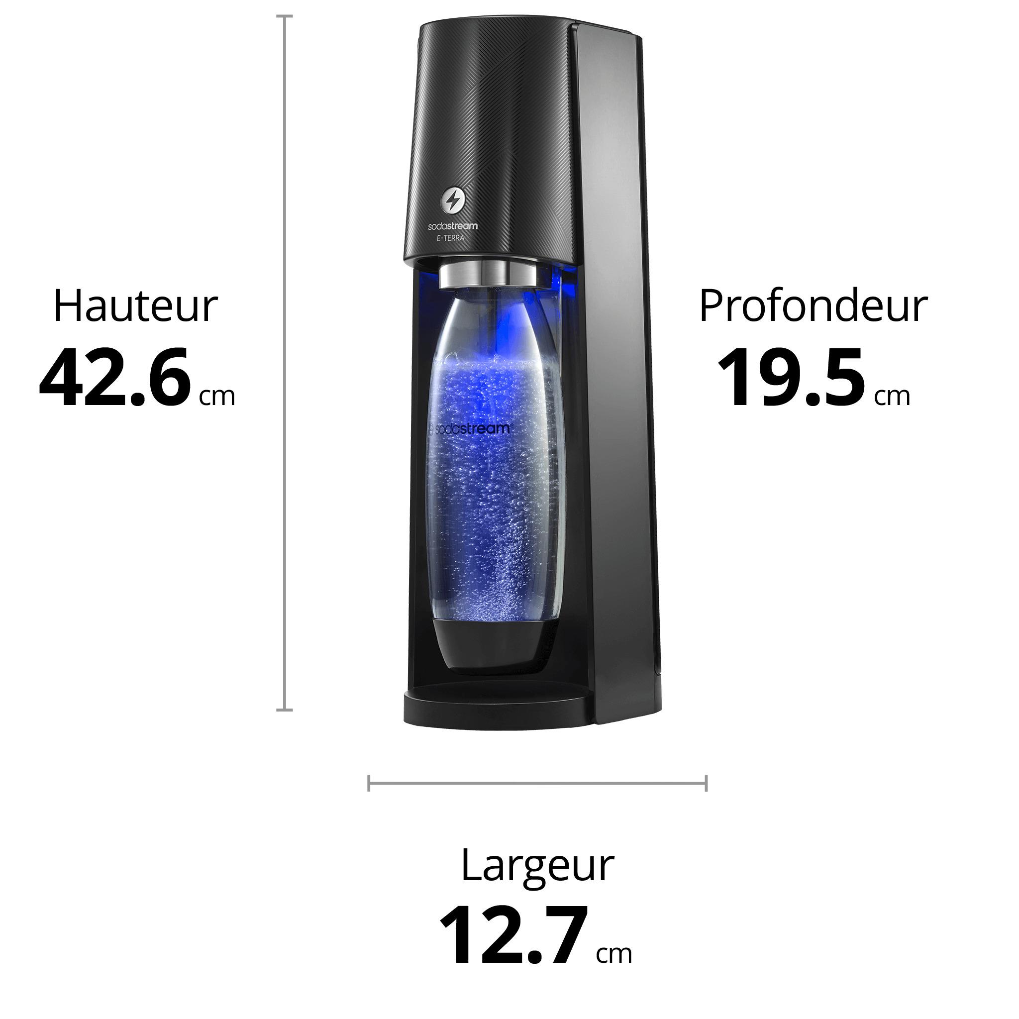 Voir la diapositive 6 : SODASTREAM Machine à soda E-TERRA - Noir