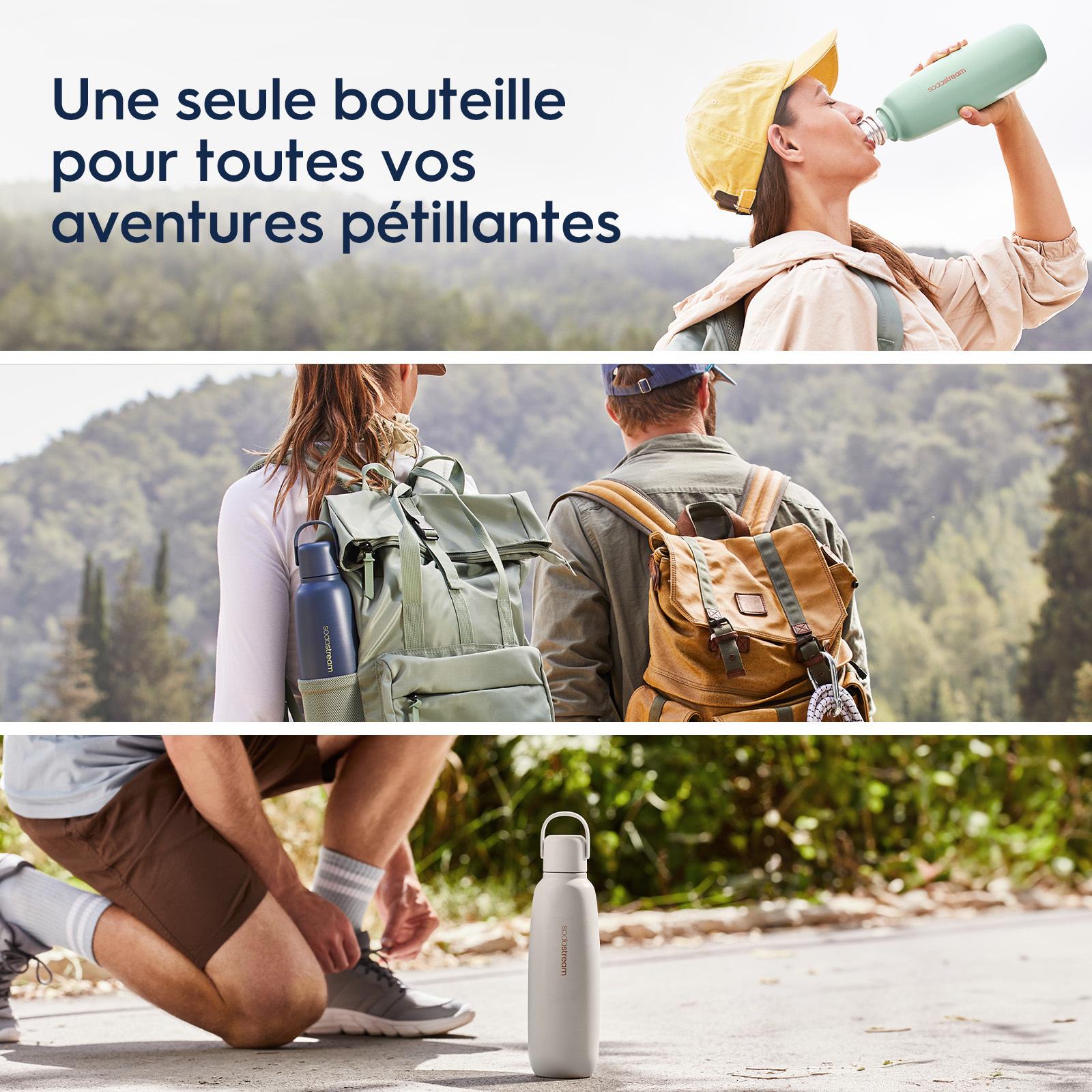 Voir la diapositive 11 : SODASTREAM Gourde métal bleue 930 ml