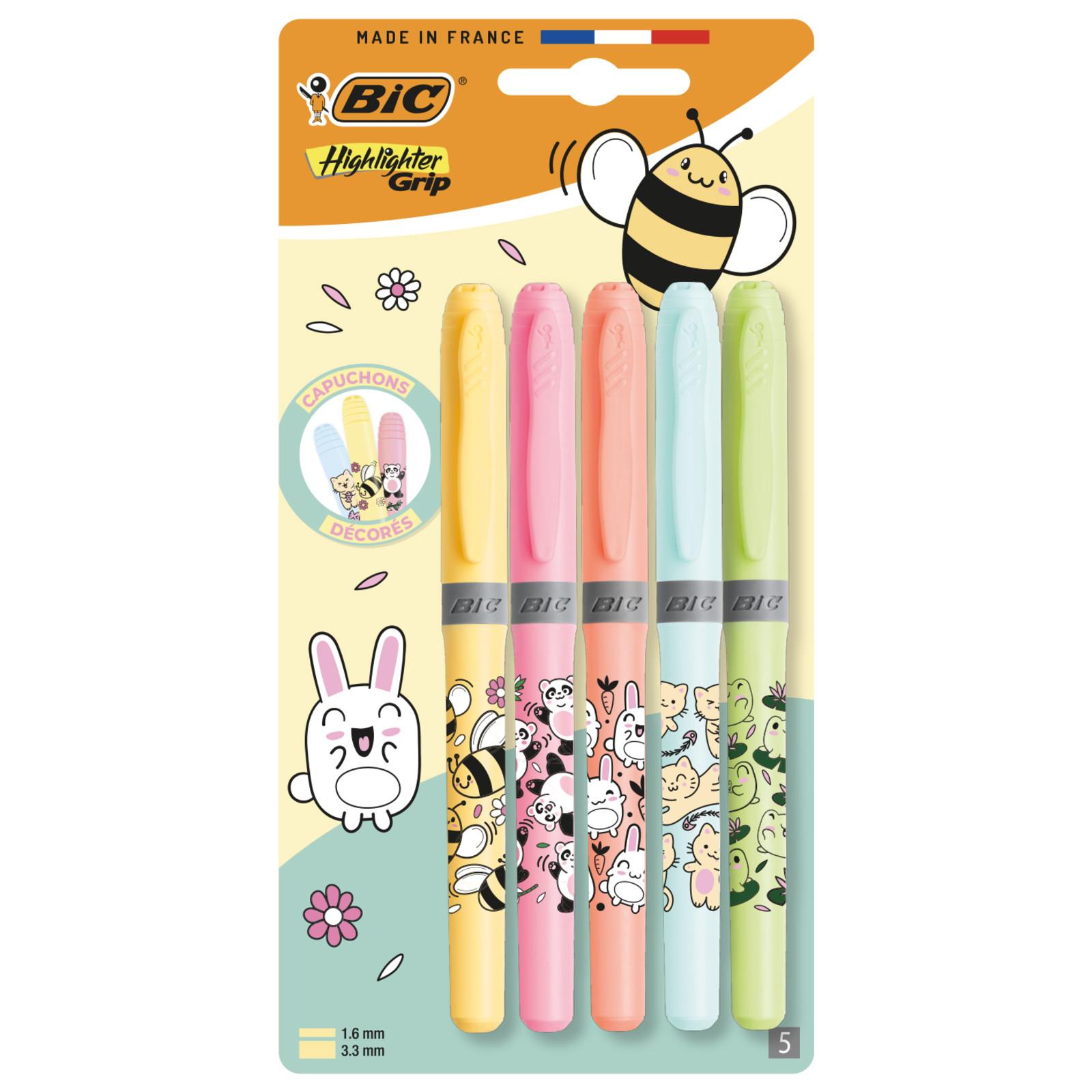 BIC Surligneurs x5 Kawai Pastel