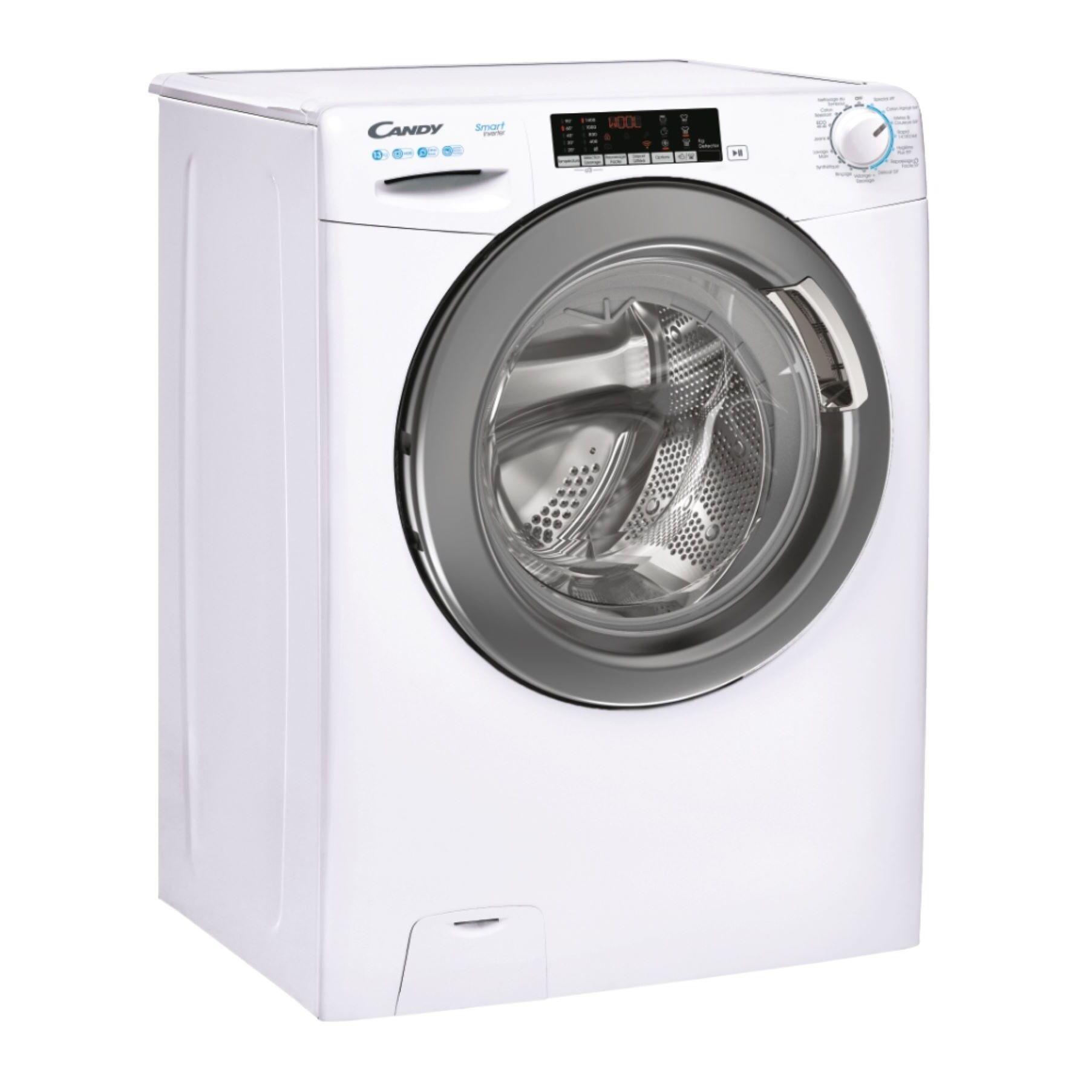 Voir la diapositive 2 : CANDY Lave linge hublot à induction CSS1413TWMRE, 13 kg, 1400 T/min, A