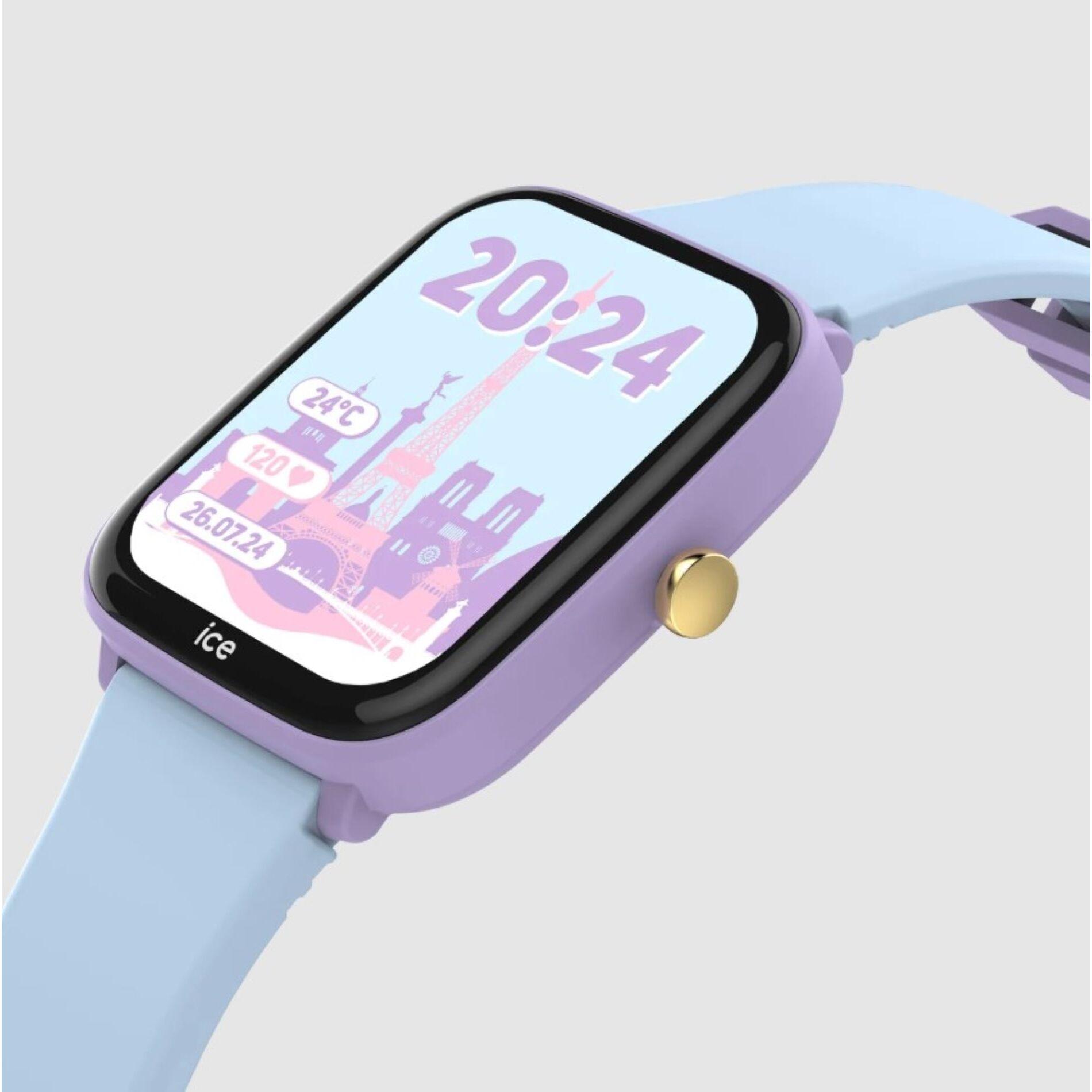 Voir la diapositive 3 : BIGBEN Montre connectée Ice Smart 3.0 Junior - Violet