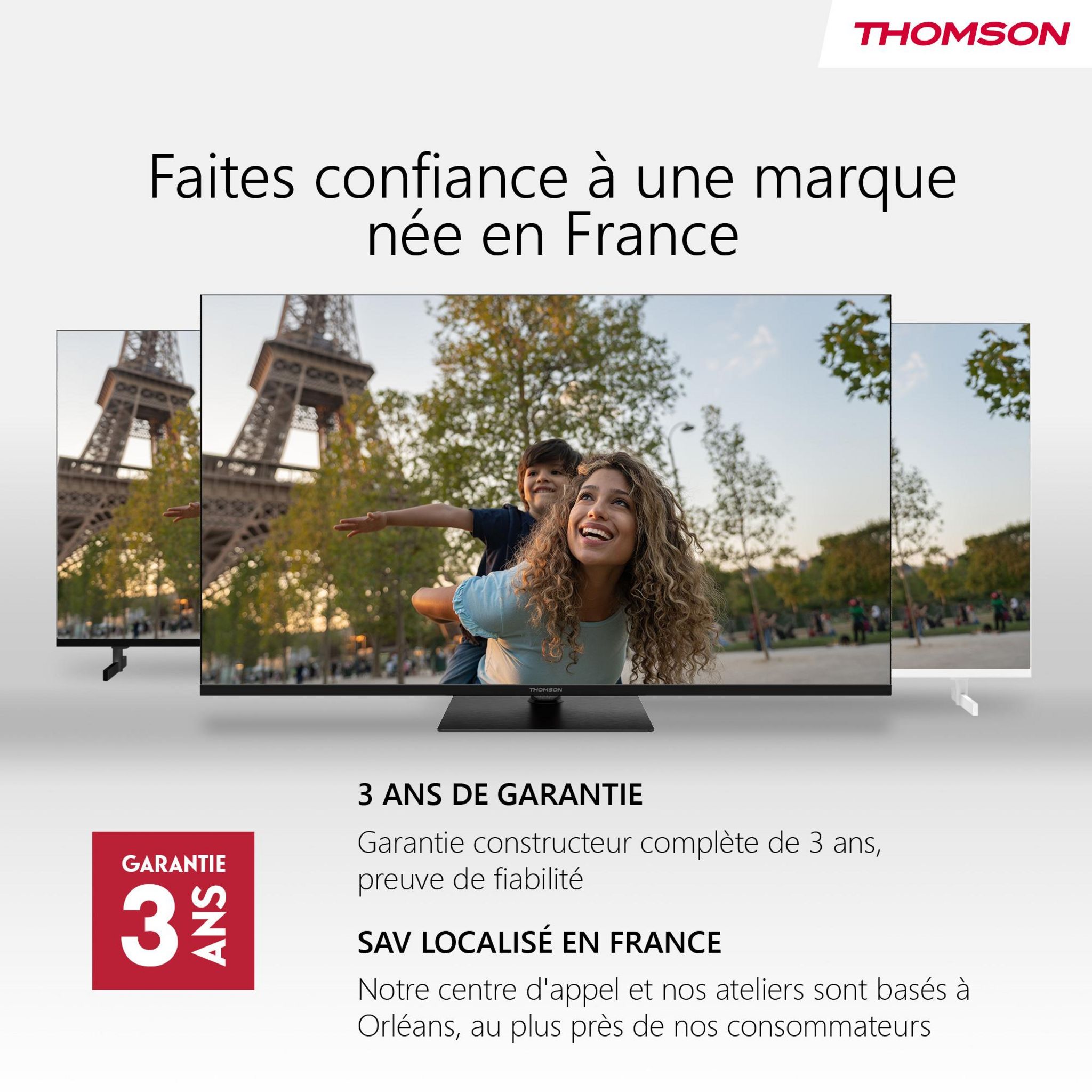 Voir la diapositive 2 : THOMSON TV QLED 43QG5C14 Google TV