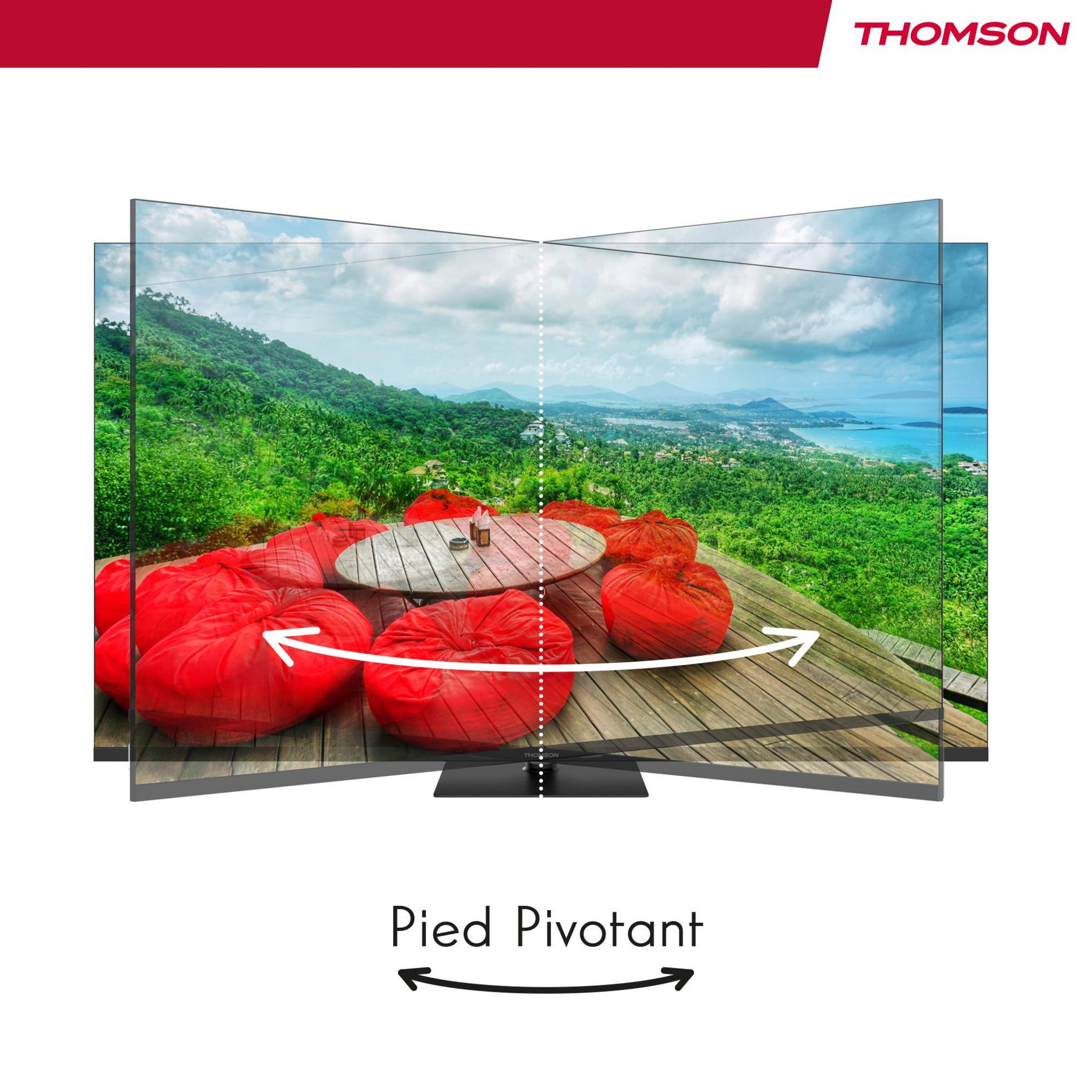 Voir la diapositive 4 : THOMSON TV QLED 43QG5C14 Google TV