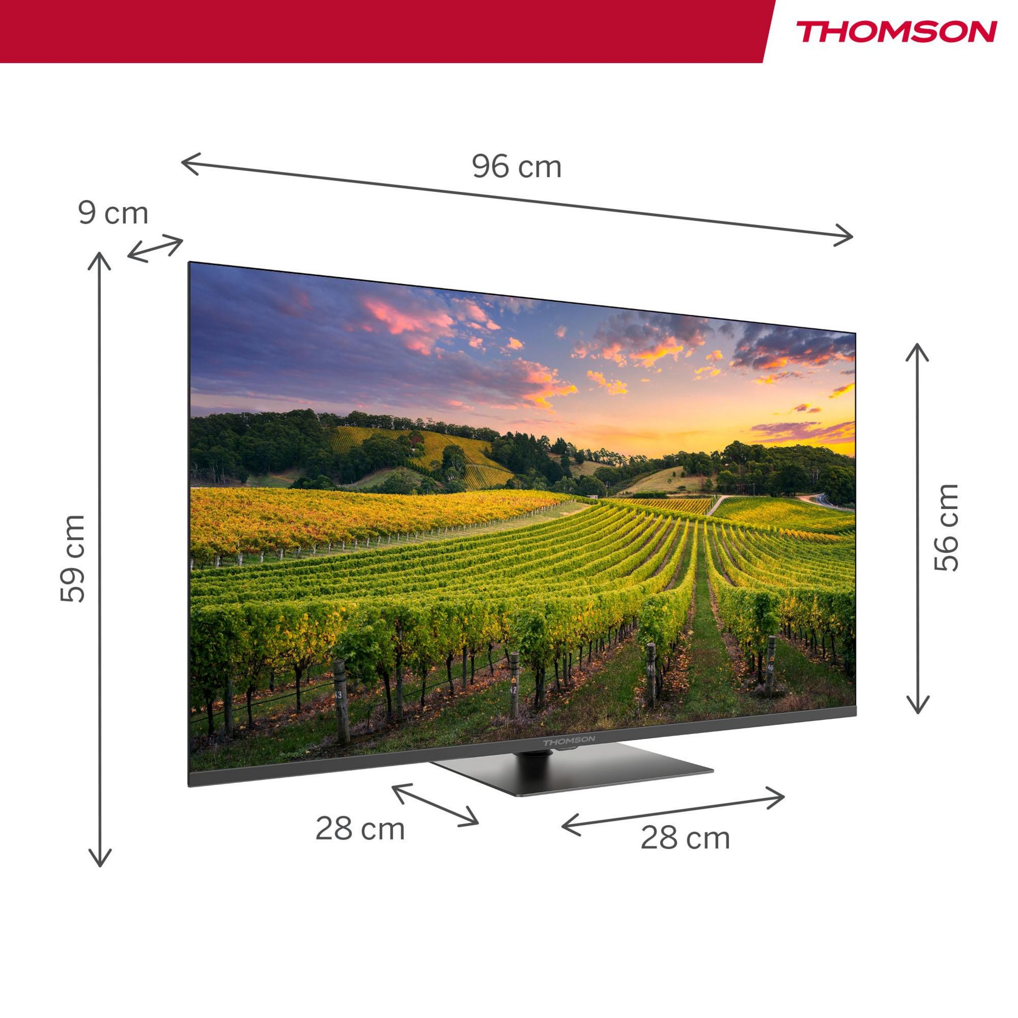Voir la diapositive 5 : THOMSON TV QLED 43QG5C14 Google TV