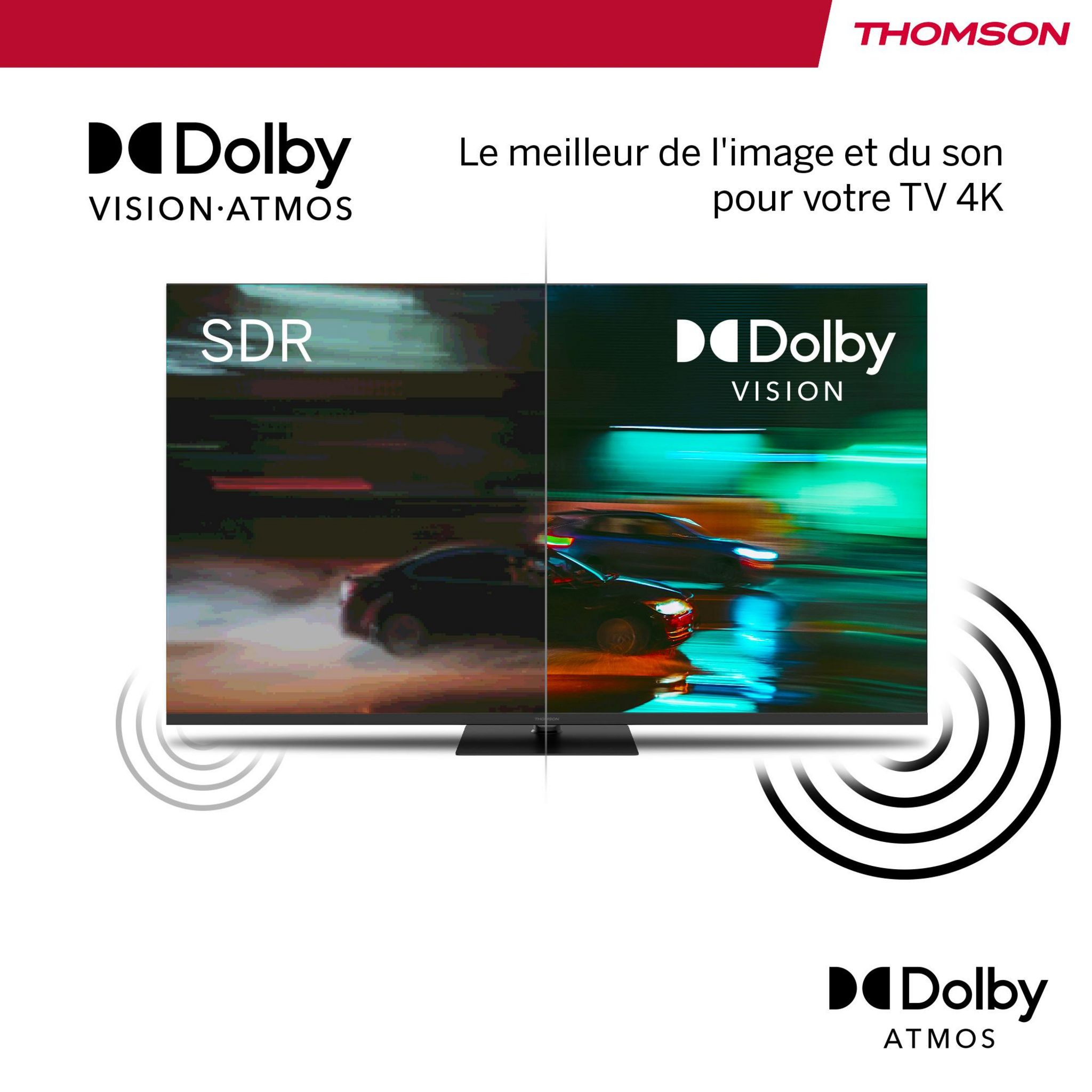 Voir la diapositive 9 : THOMSON TV QLED 43QG5C14 Google TV
