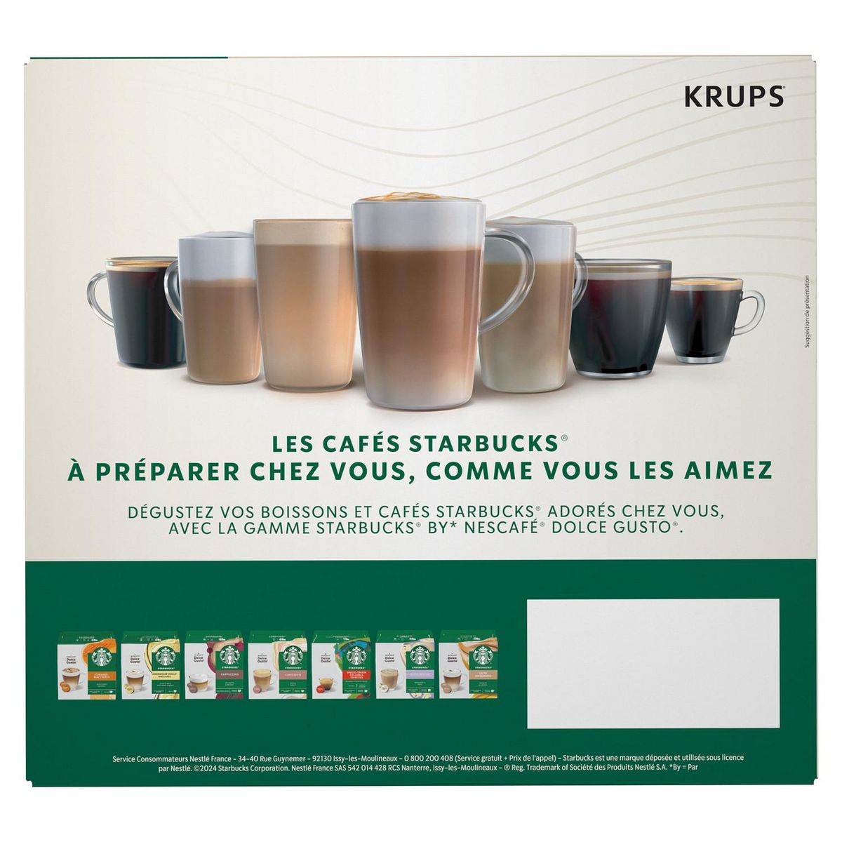 KRUPS Machine expresso Nescafé Dolce Gusto YY5572FD - Gris artic
