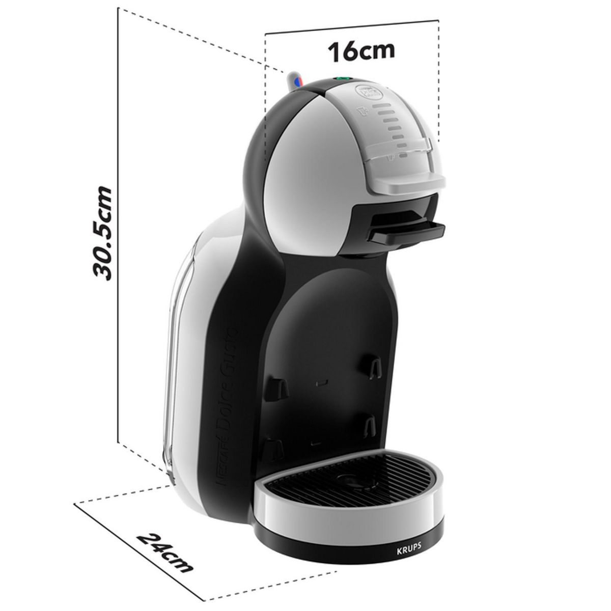 KRUPS Machine expresso Nescafé Dolce Gusto YY5572FD - Gris artic
