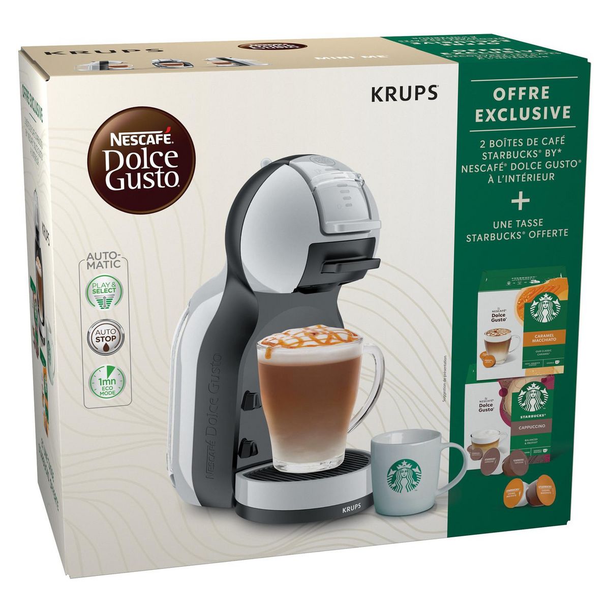 KRUPS Machine expresso Nescafé Dolce Gusto YY5572FD - Gris artic