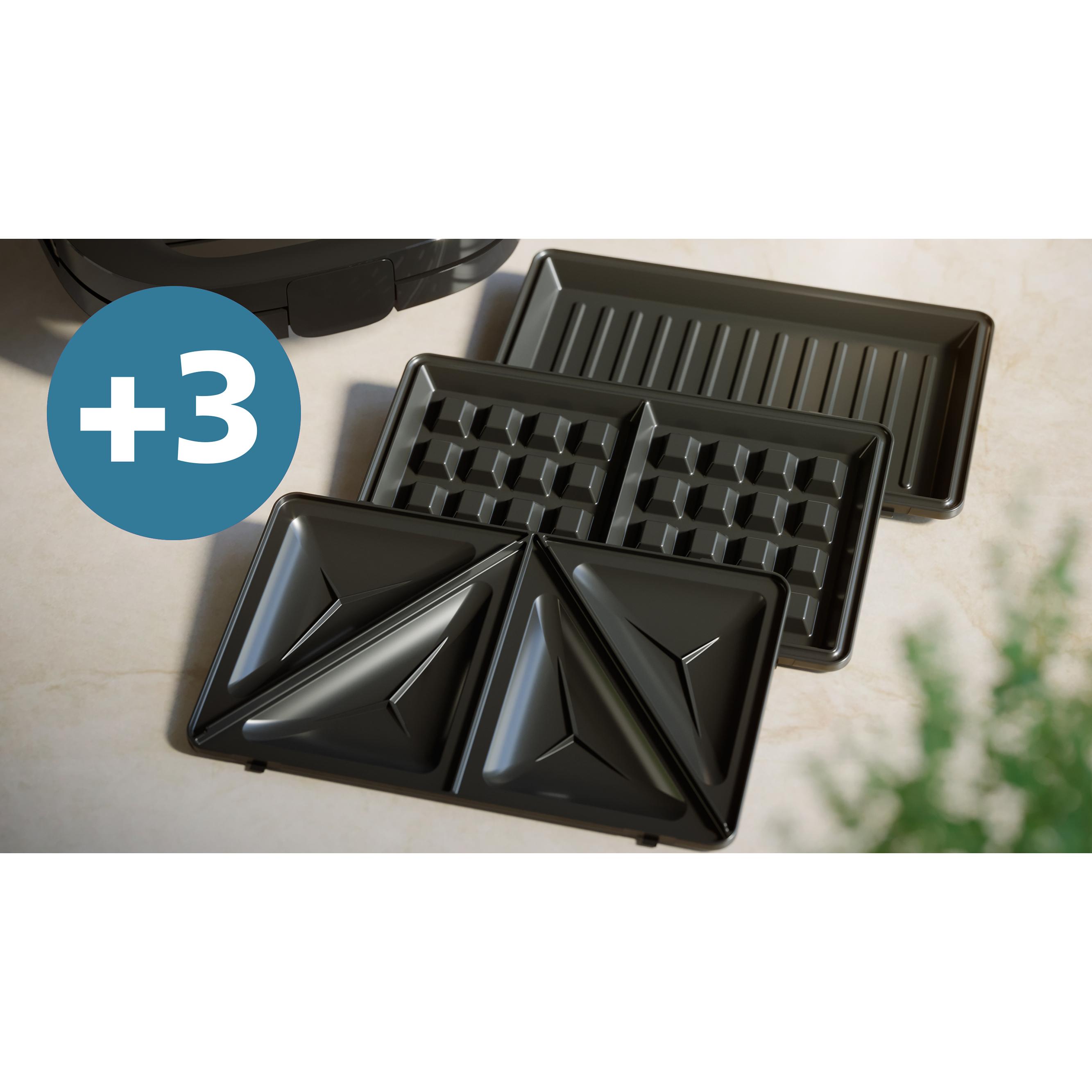 Voir la diapositive 2 : PHILIPS Croque-monsieur HA2350/80 - Noir
