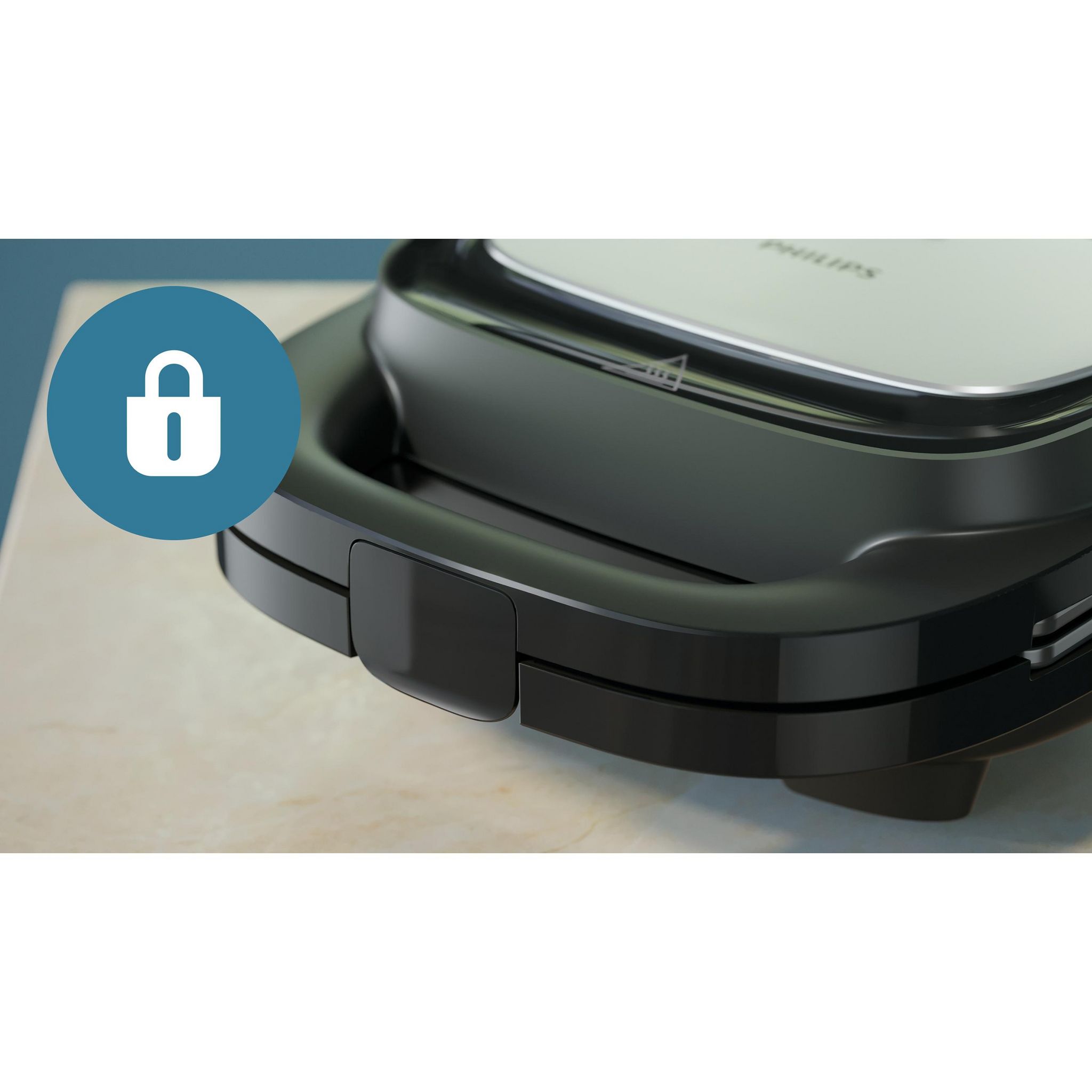 Voir la diapositive 5 : PHILIPS Croque-monsieur HA2350/80 - Noir