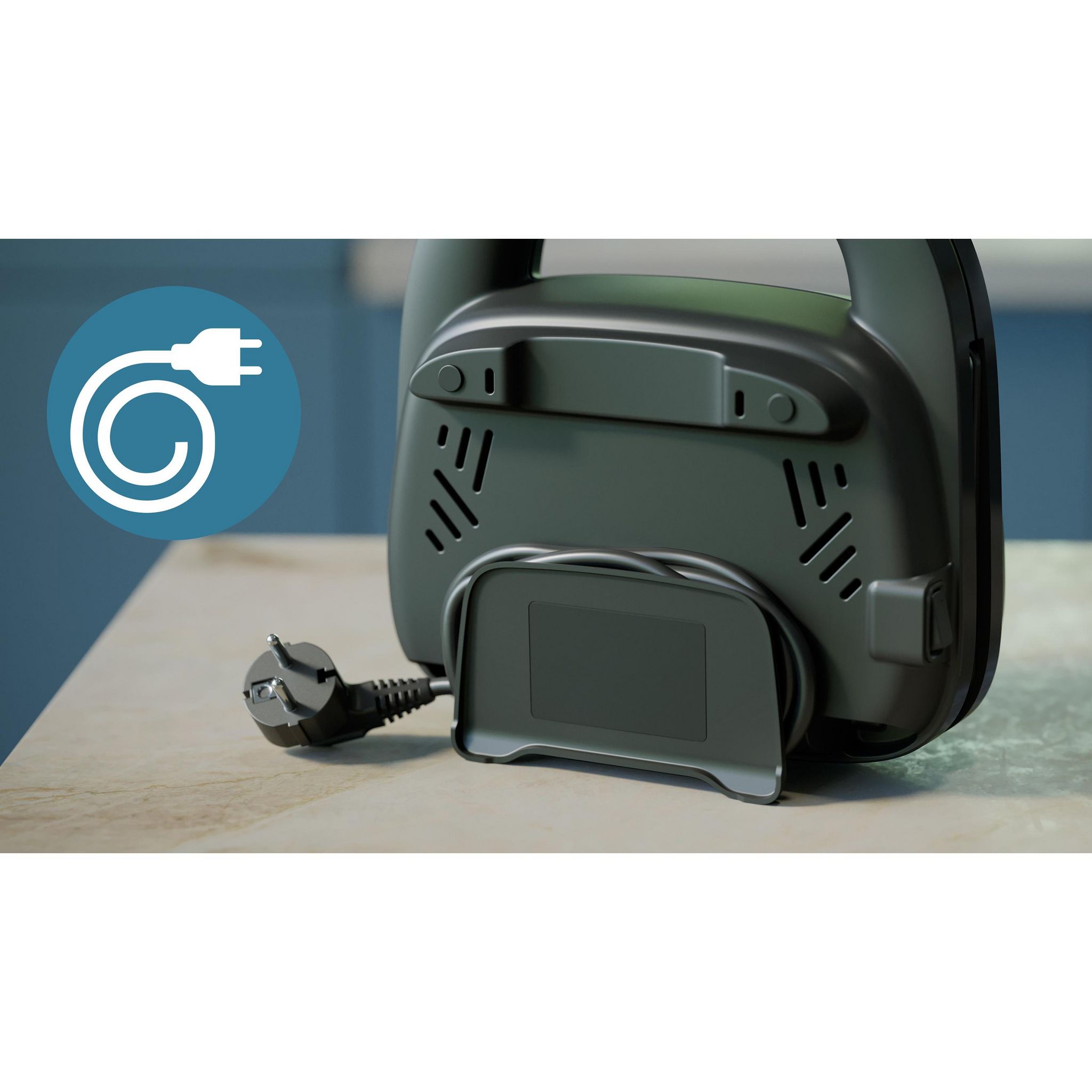 Voir la diapositive 8 : PHILIPS Croque-monsieur HA2350/80 - Noir