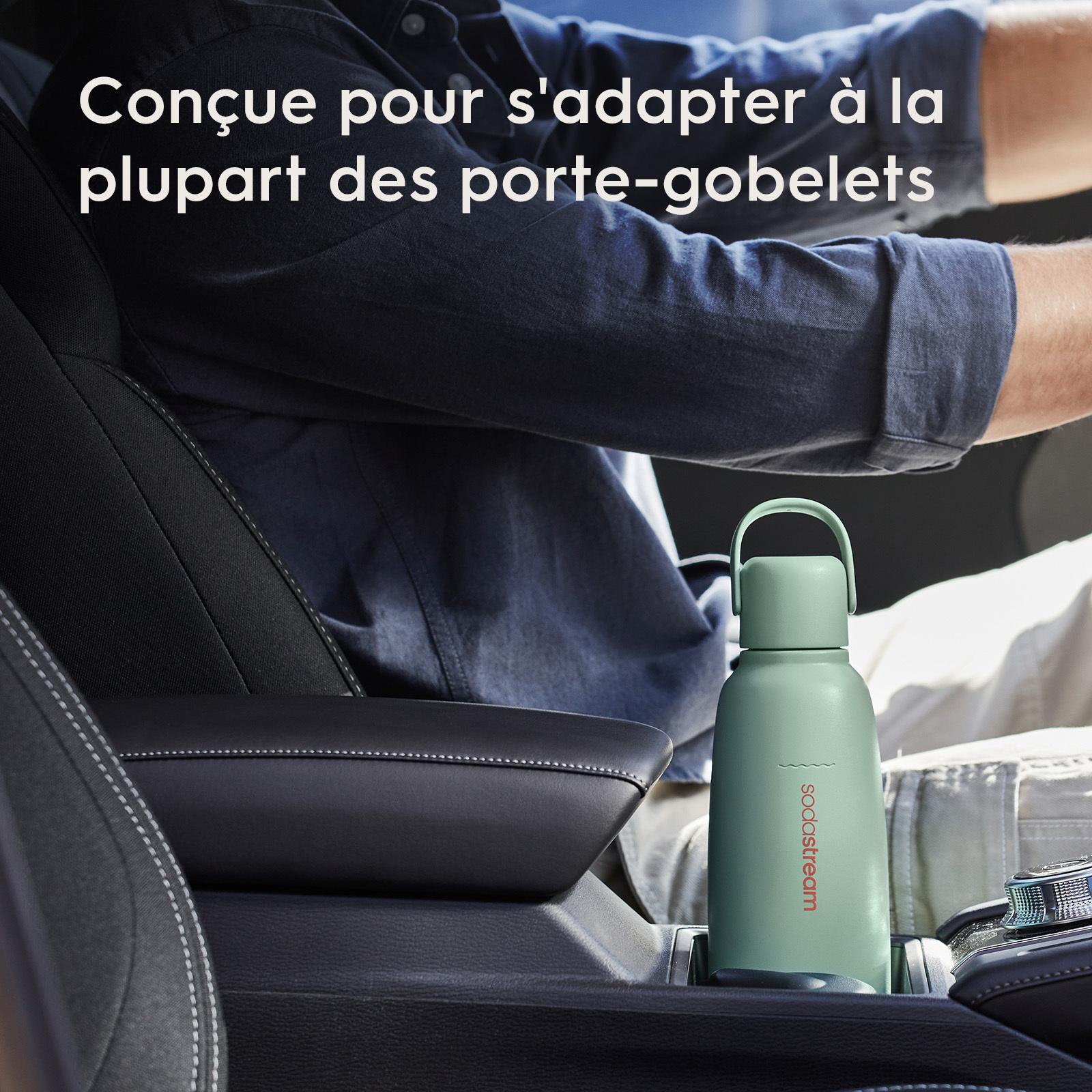 Voir la diapositive 11 : SODASTREAM Gourde métal blanc sable 930 ml
