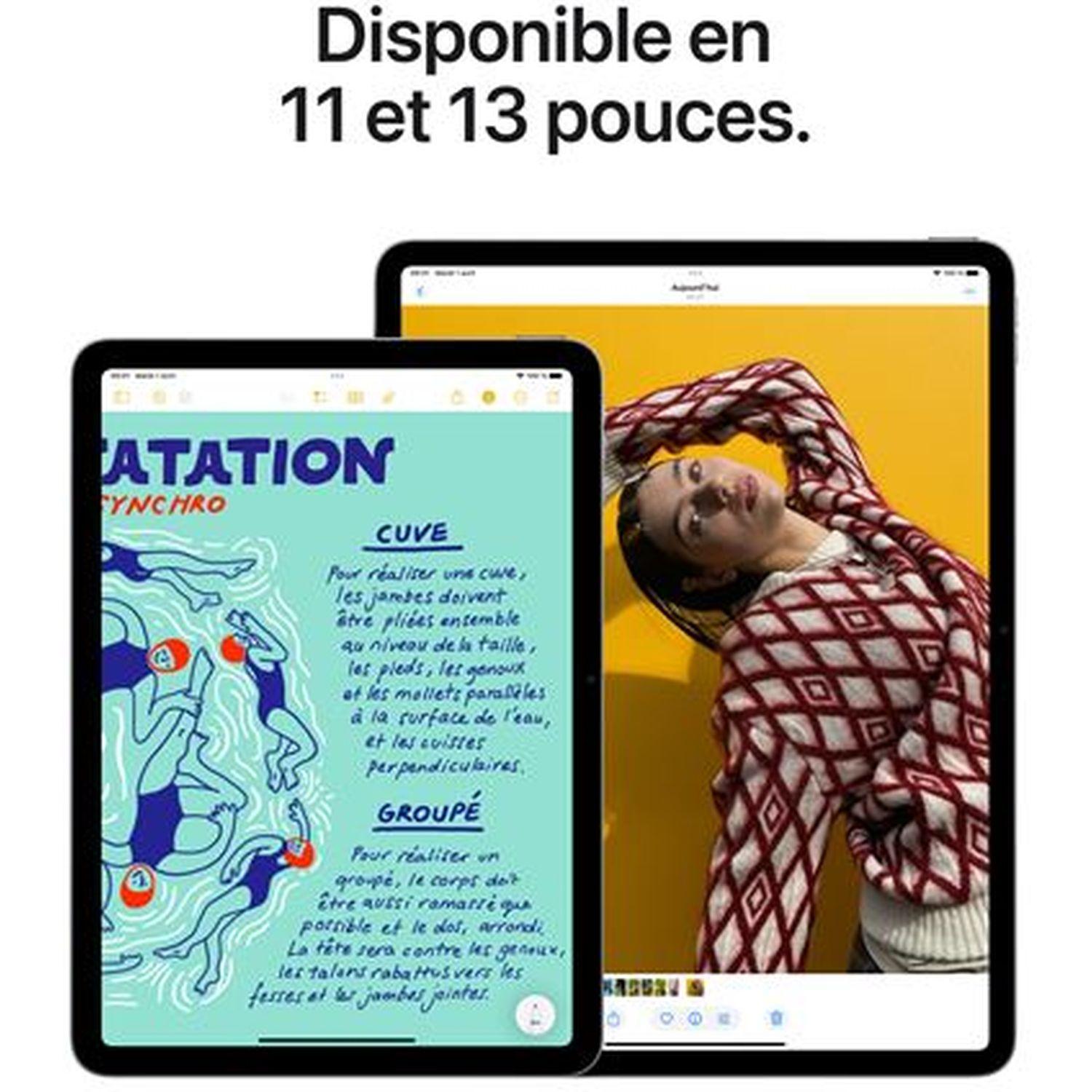 Voir la diapositive 4 : APPLE Tablette Tactile iPad Air 13 pouces 128Go Puce M3 WIFI 7ème génération - Gris Sidéral