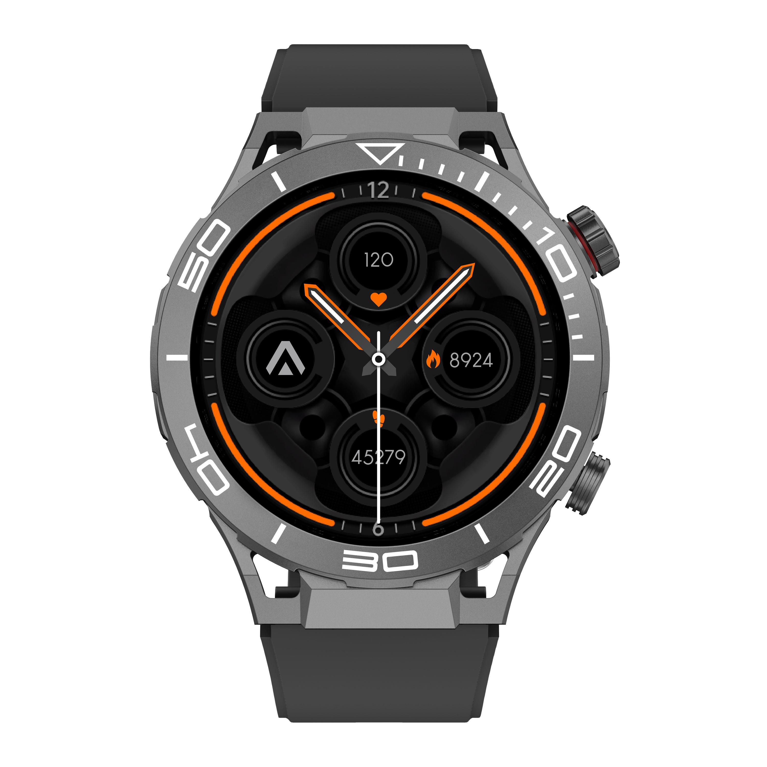 Voir la diapositive 2 : INNOV8 Montre connectée Abyx Saturn 4 - Noir