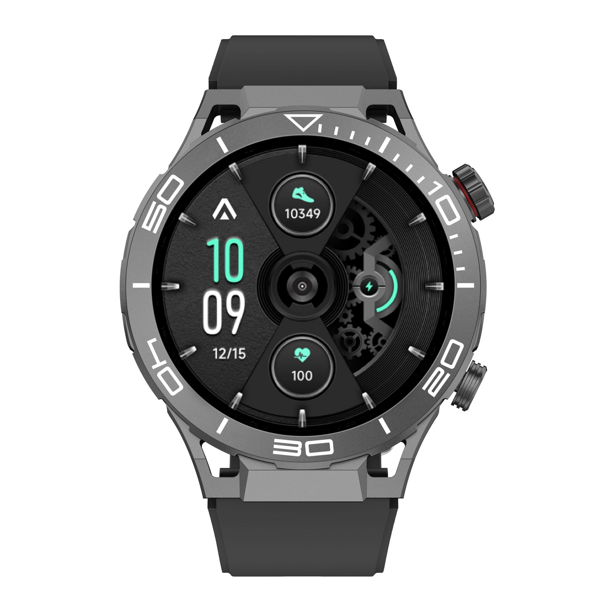 Voir la diapositive 3 : INNOV8 Montre connectée Abyx Saturn 4 - Noir