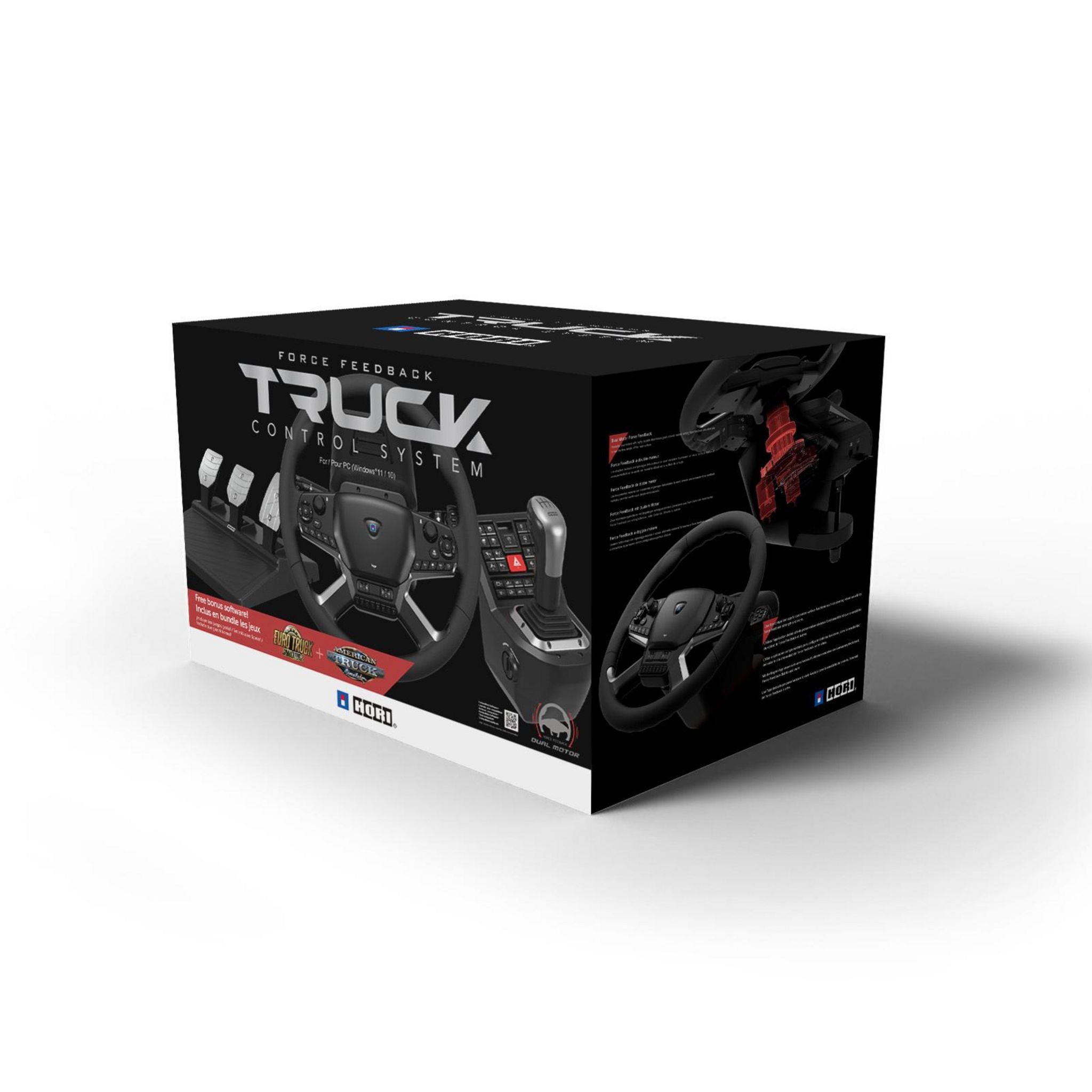Voir la diapositive 9 : HORI Volant - Force Feedback Truck Control System PC