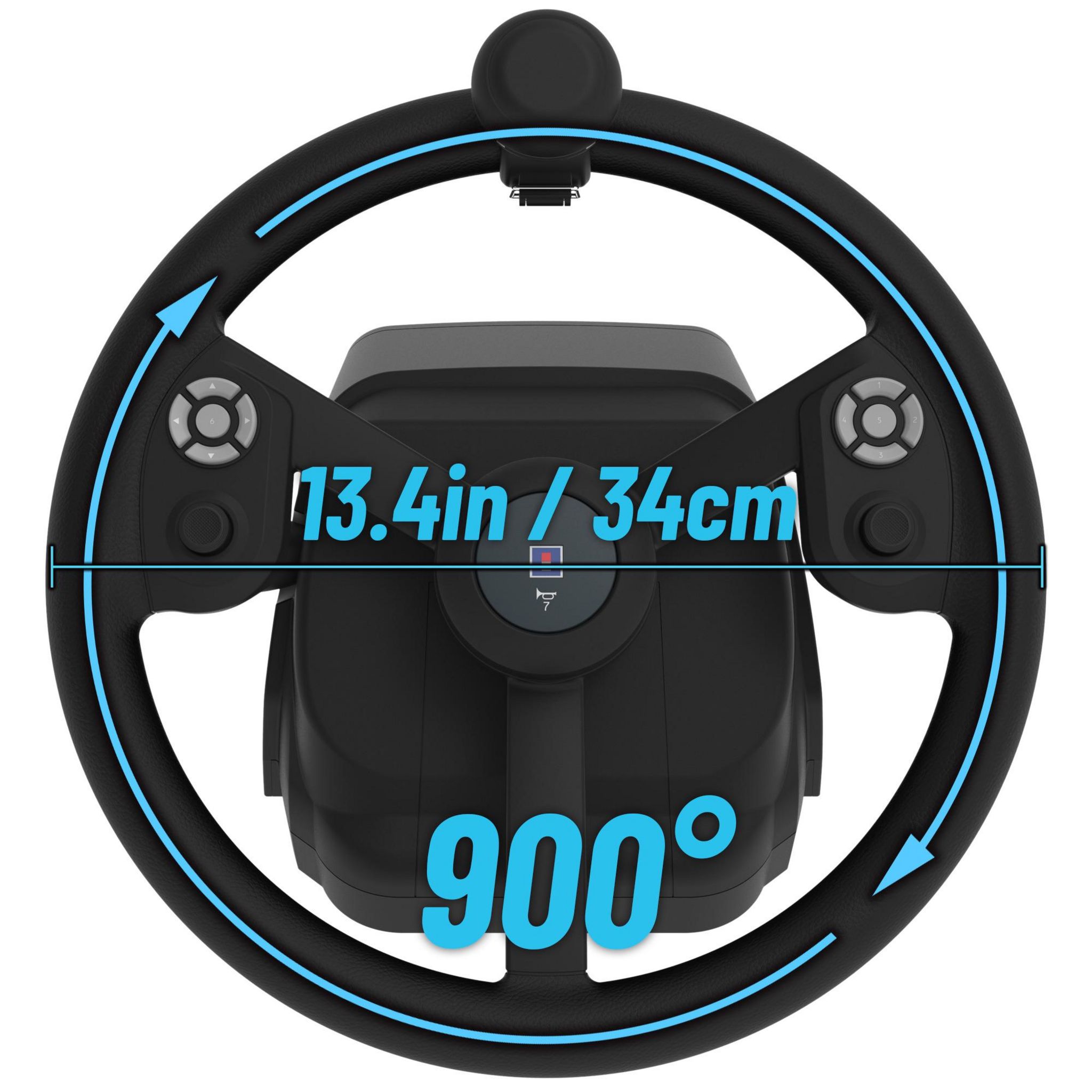 Voir la diapositive 4 : HORI Volant Gaming Farming Vehicle Control PC