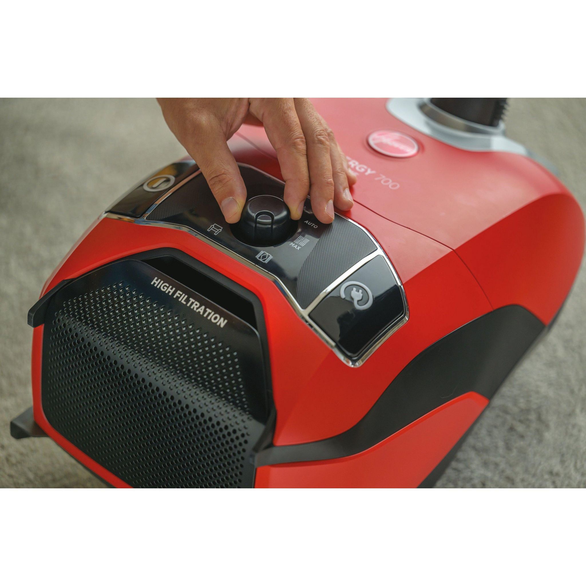 Voir la diapositive 5 : HOOVER Aspirateur traîneau avec sac H710HM - Rouge