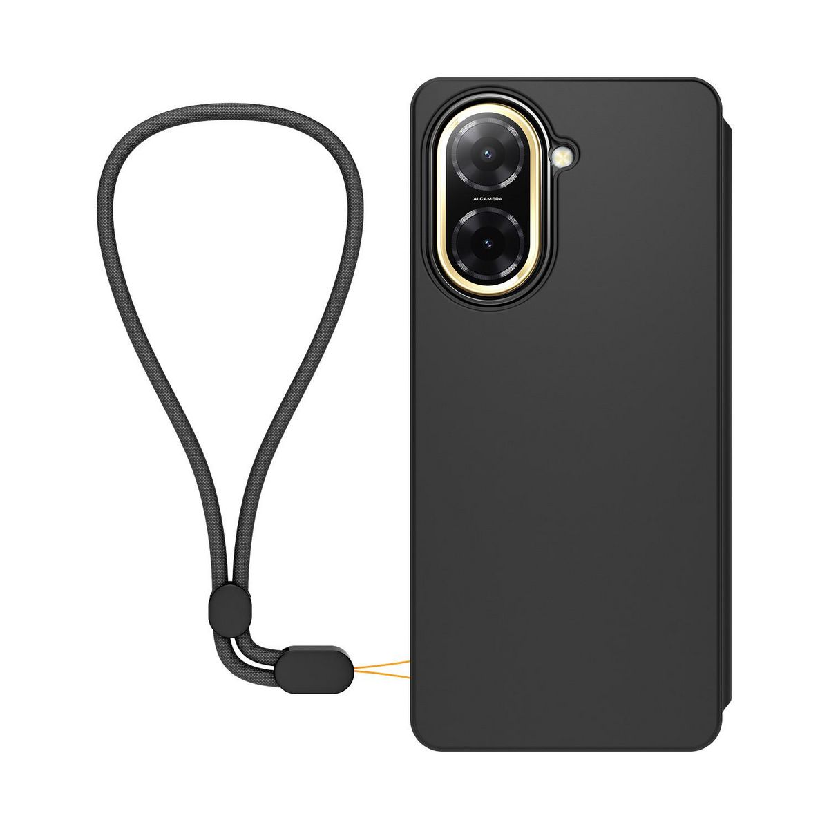 XIAOMI Pack Étui folio + Dragonne pour Redmi A5 - Noir