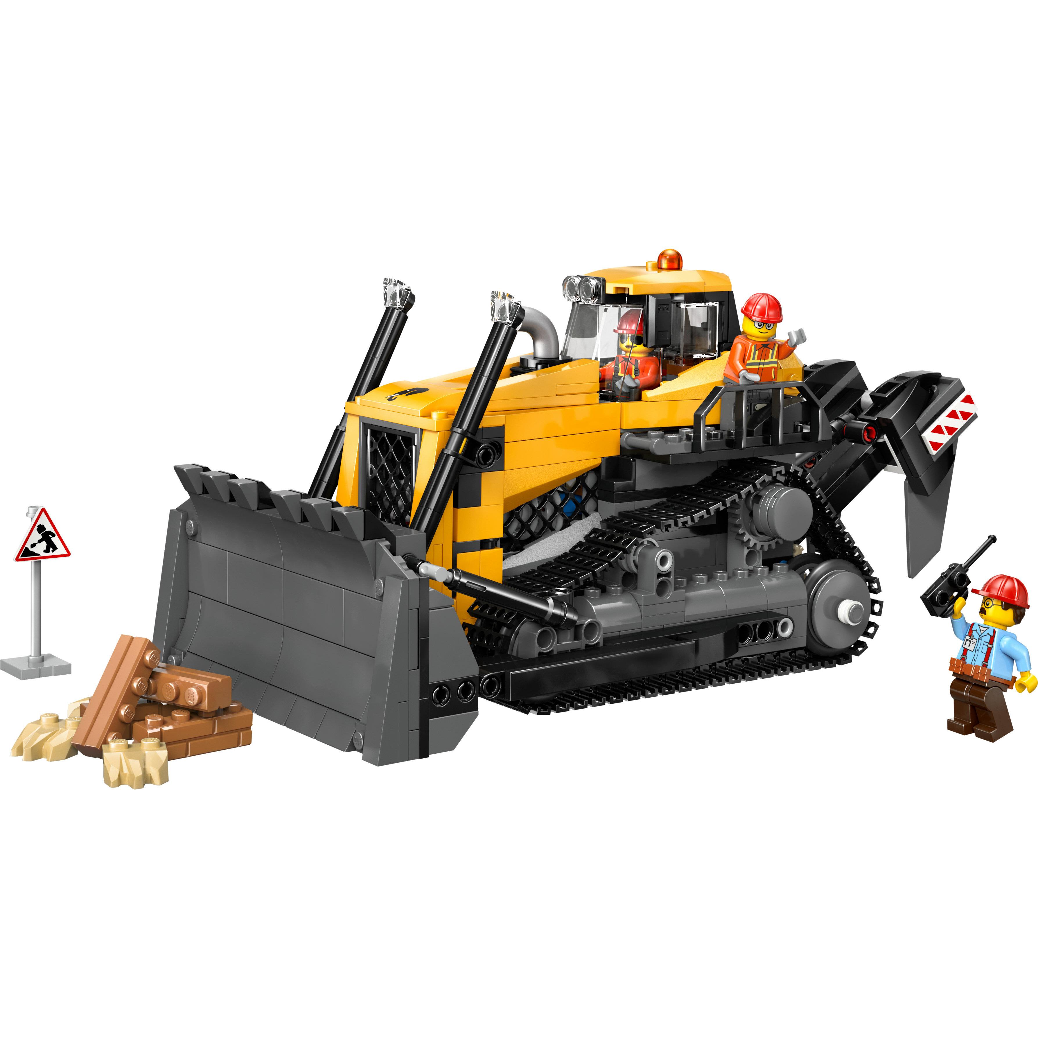 Voir la diapositive 2 : LEGO City 60466 Le Bulldozer Jaune - Jeu de Construction pour Garçon ou Fille dès 8 ans