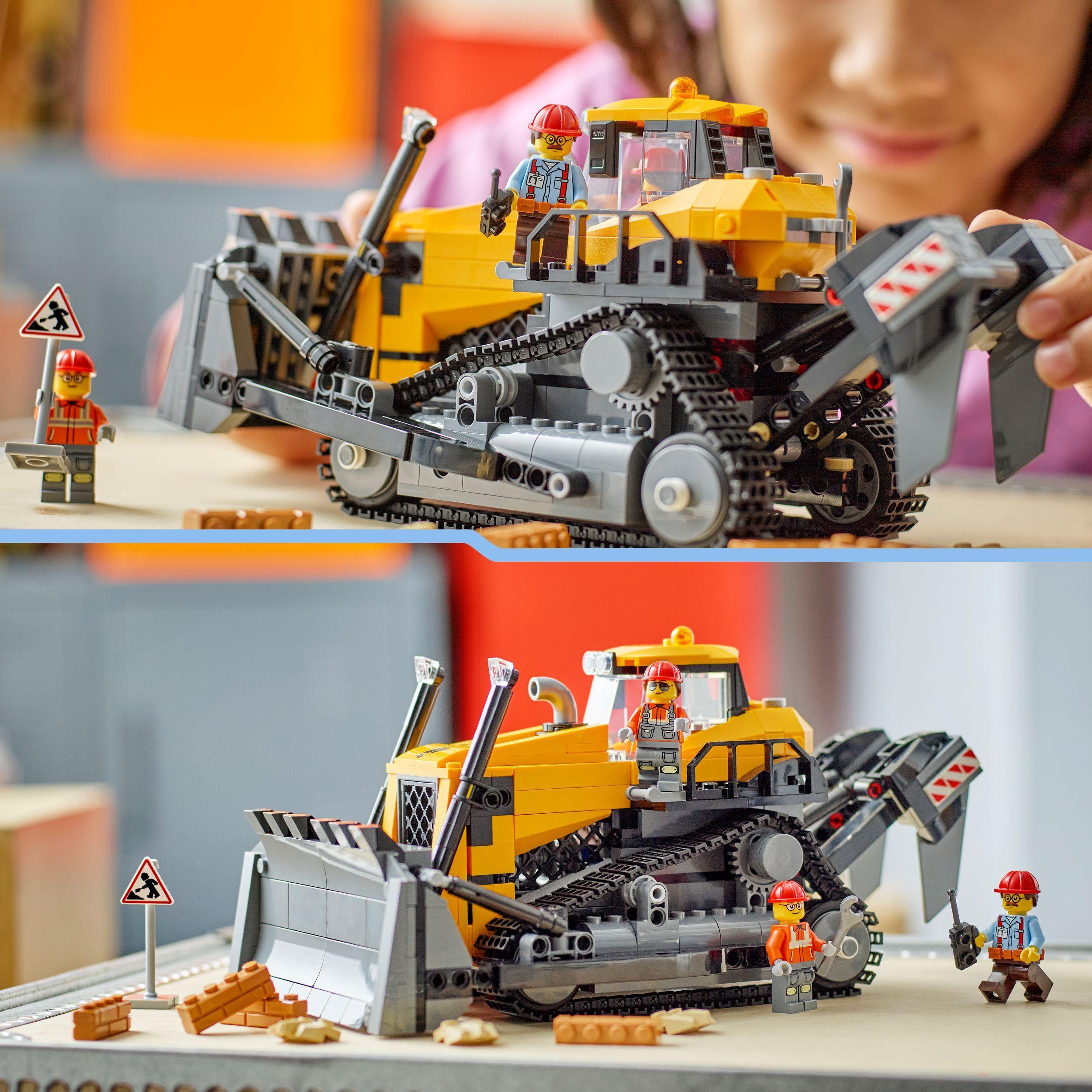 Voir la diapositive 6 : LEGO City 60466 Le Bulldozer Jaune - Jeu de Construction pour Garçon ou Fille dès 8 ans