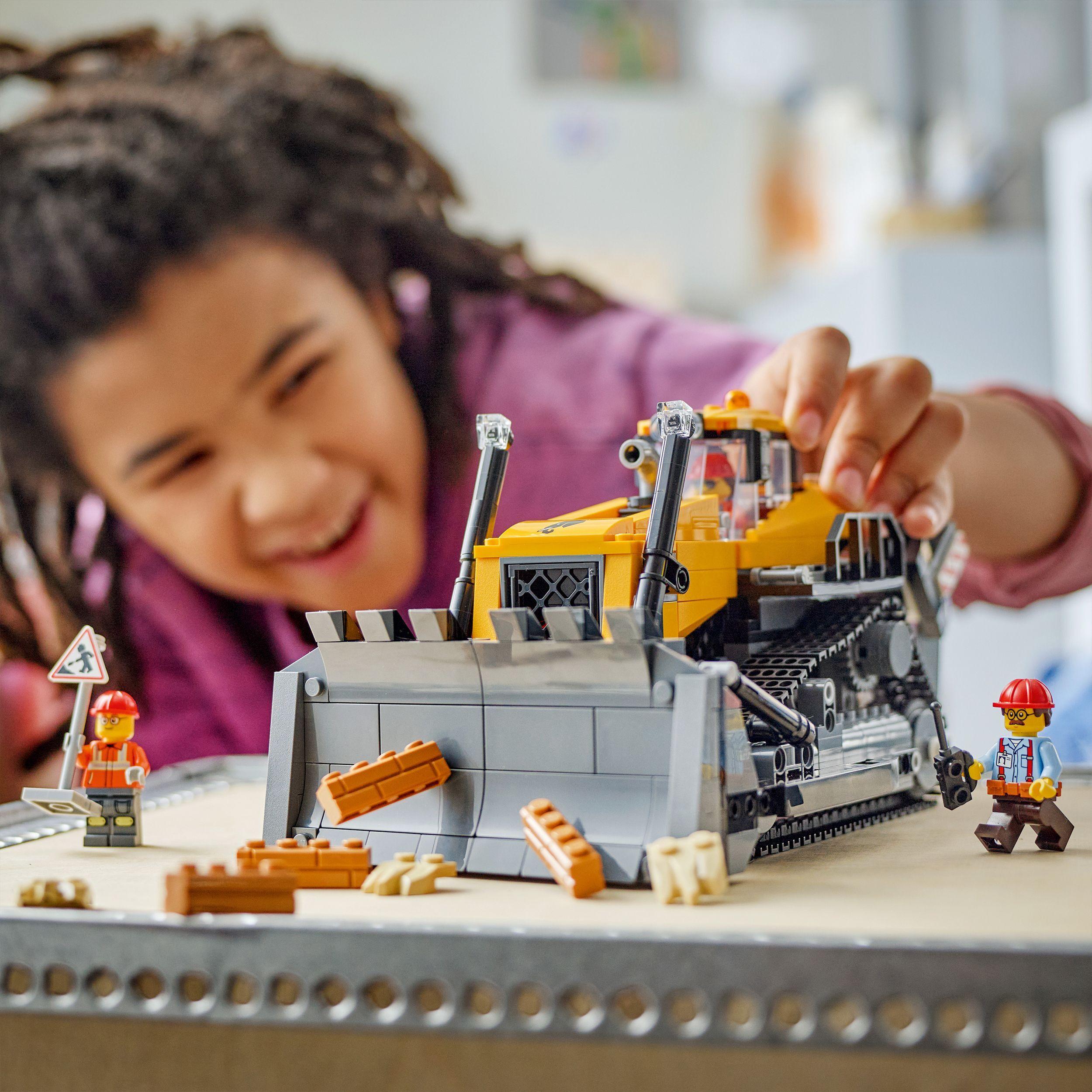 Voir la diapositive 7 : LEGO City 60466 Le Bulldozer Jaune - Jeu de Construction pour Garçon ou Fille dès 8 ans