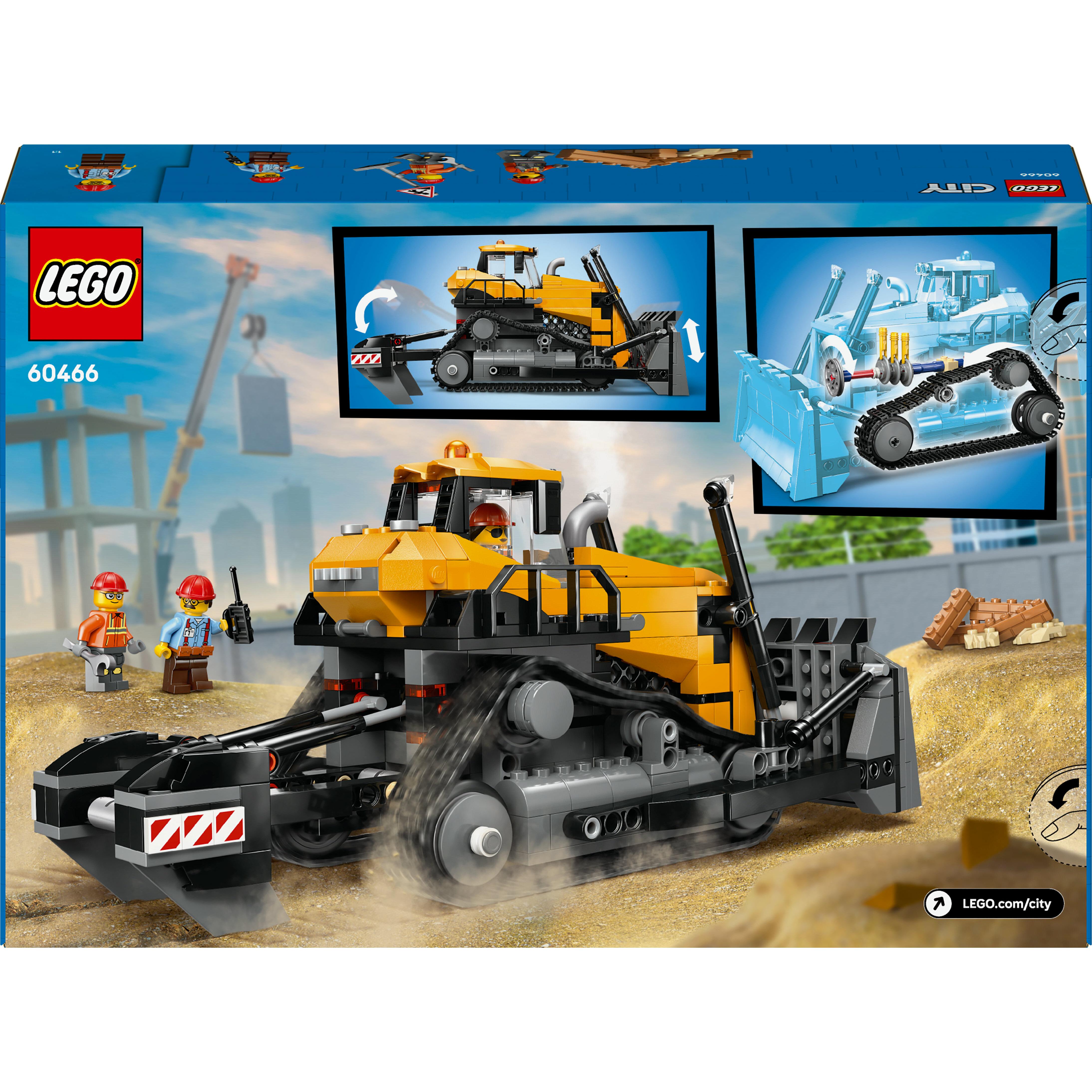 Voir la diapositive 8 : LEGO City 60466 Le Bulldozer Jaune - Jeu de Construction pour Garçon ou Fille dès 8 ans