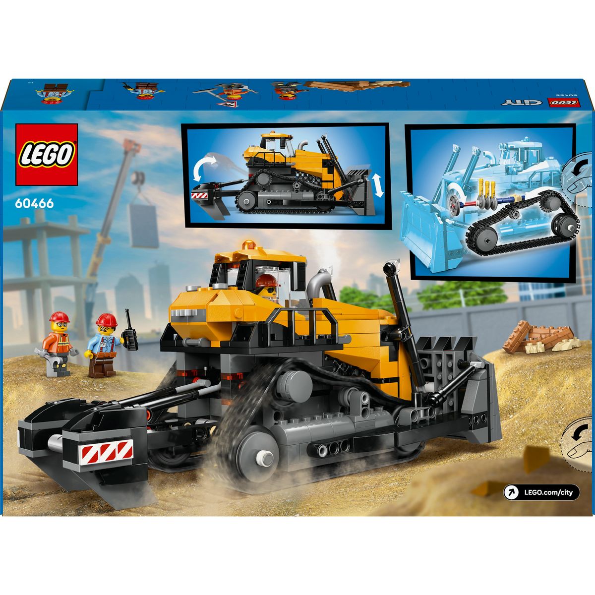 LEGO City 60466 - Le Bulldozer jaune